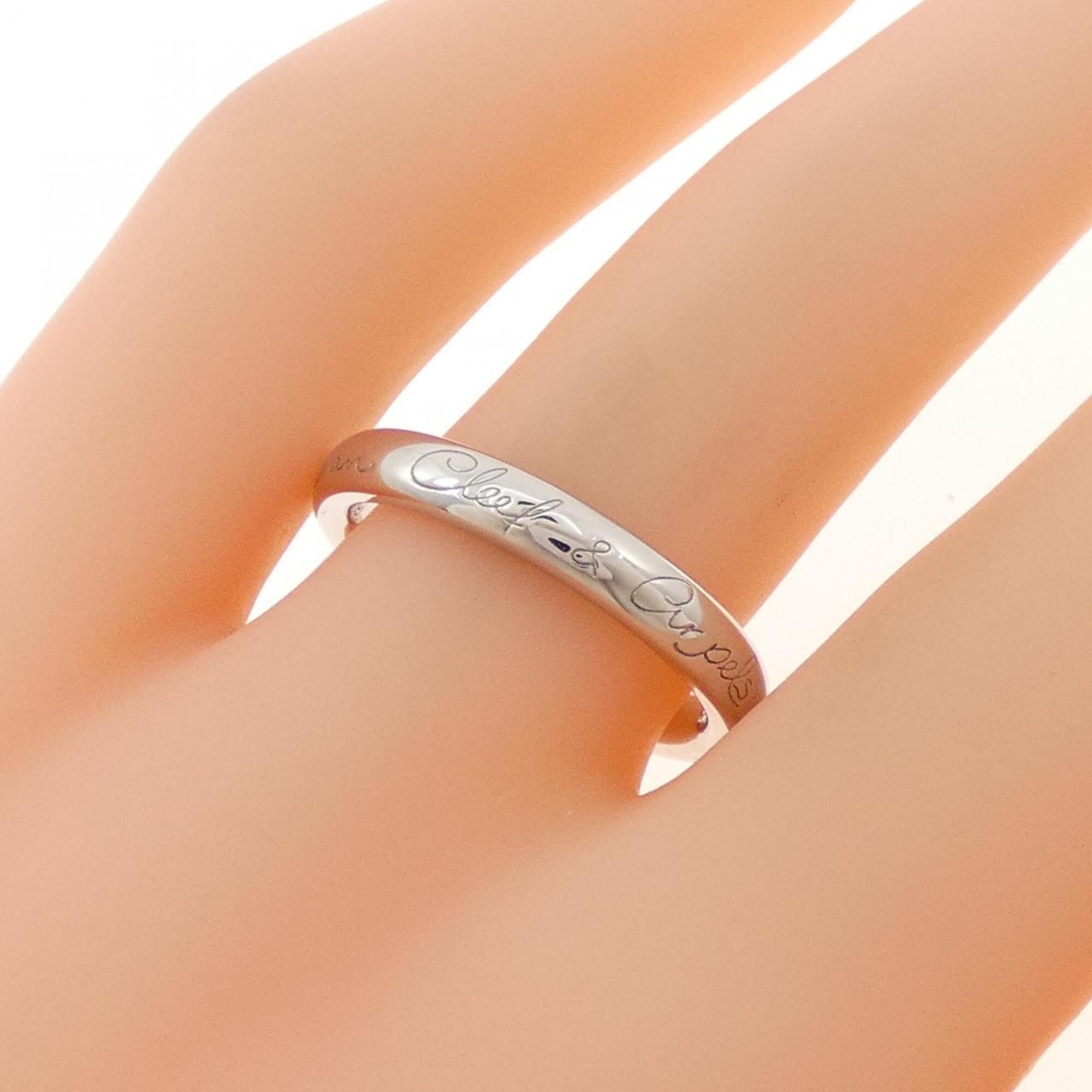 Van Cleef & Arpels Platinum 950 Band Ring (Pre-Owned)