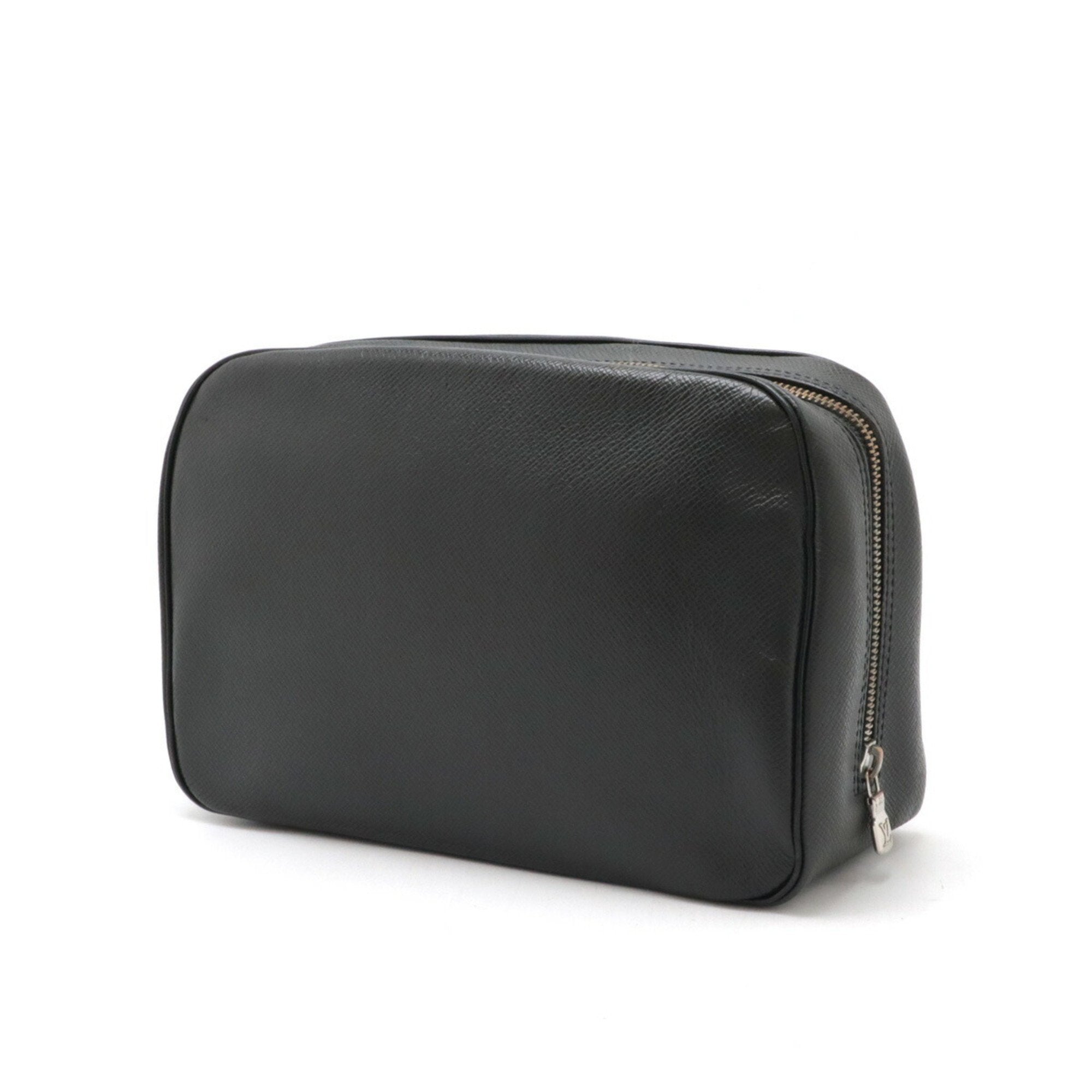Louis Vuitton Ardoise Taiga Leather Clutch Bag Pouch (Pre-Owned)