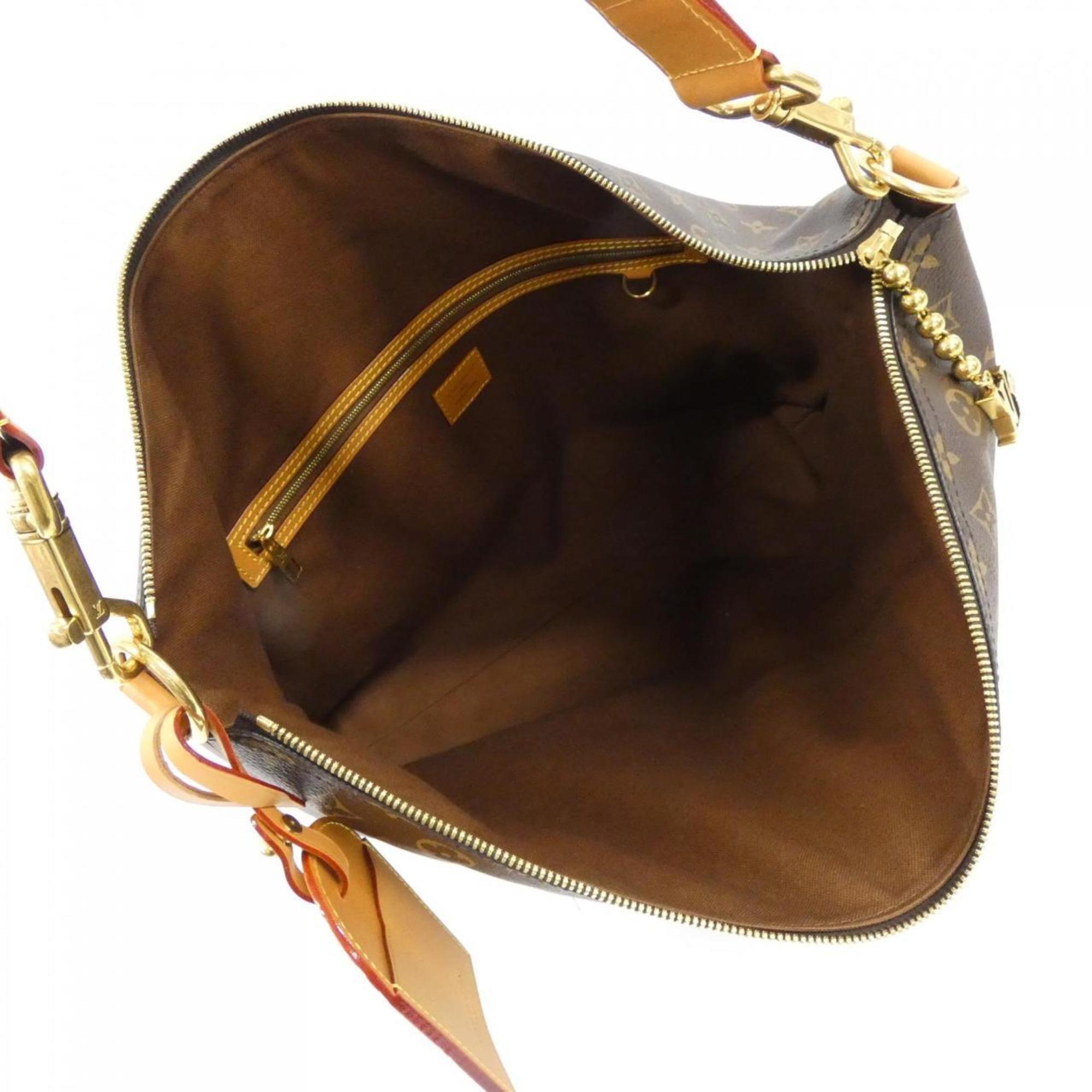 Louis Vuitton Brown Coated Canvas Shoulder Bag (Pre-Owned)