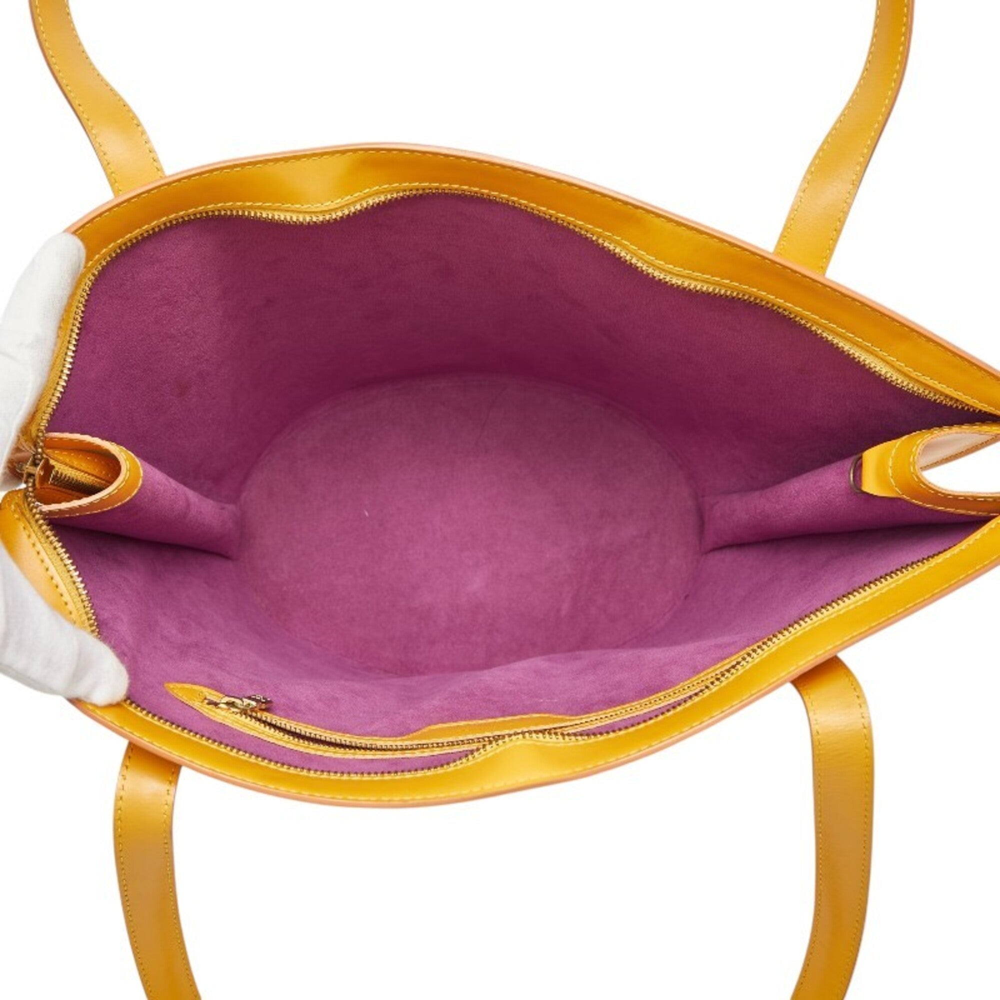Louis Vuitton Epi Yellow Leather Shoulder Bag Tote Bag (Pre-Owned)
