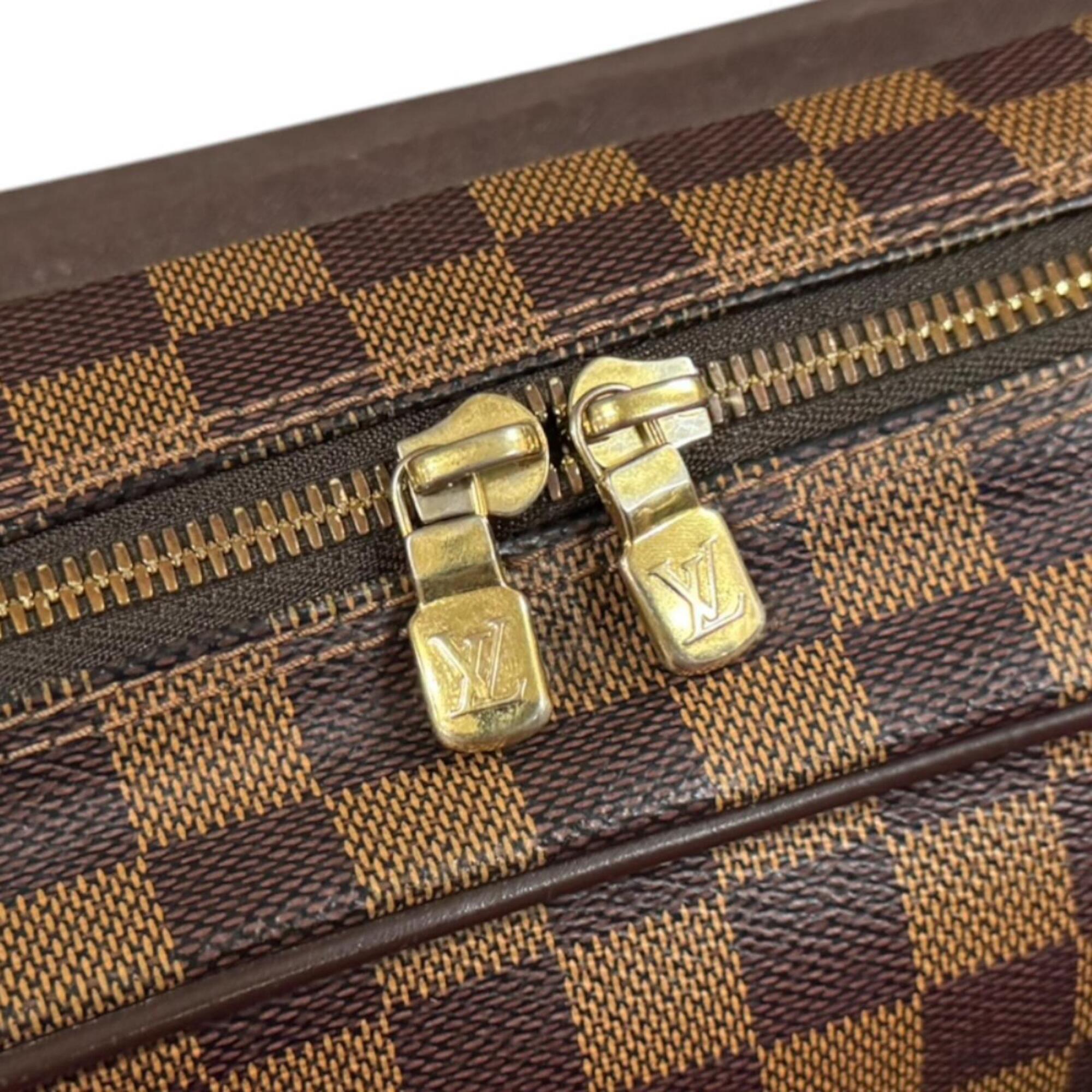 Louis Vuitton Damier Brown Damier Canvas Handbag Shoulder Bag (Pre-Owned)