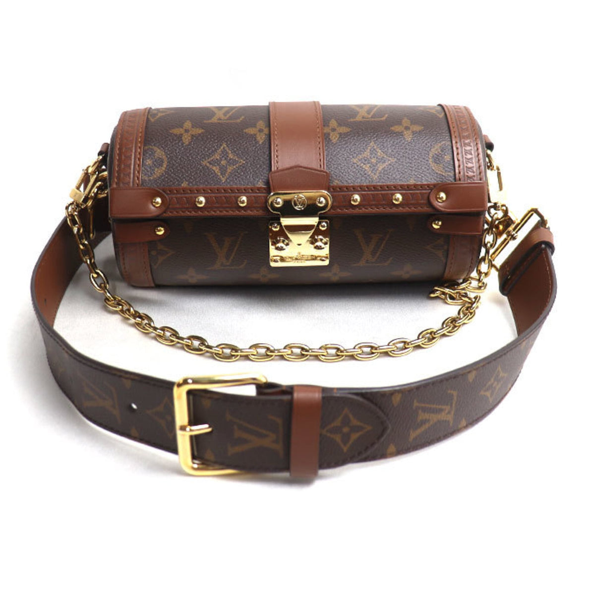 Louis Vuitton Gold Monogram Shoulder Bag (Pre-Owned)