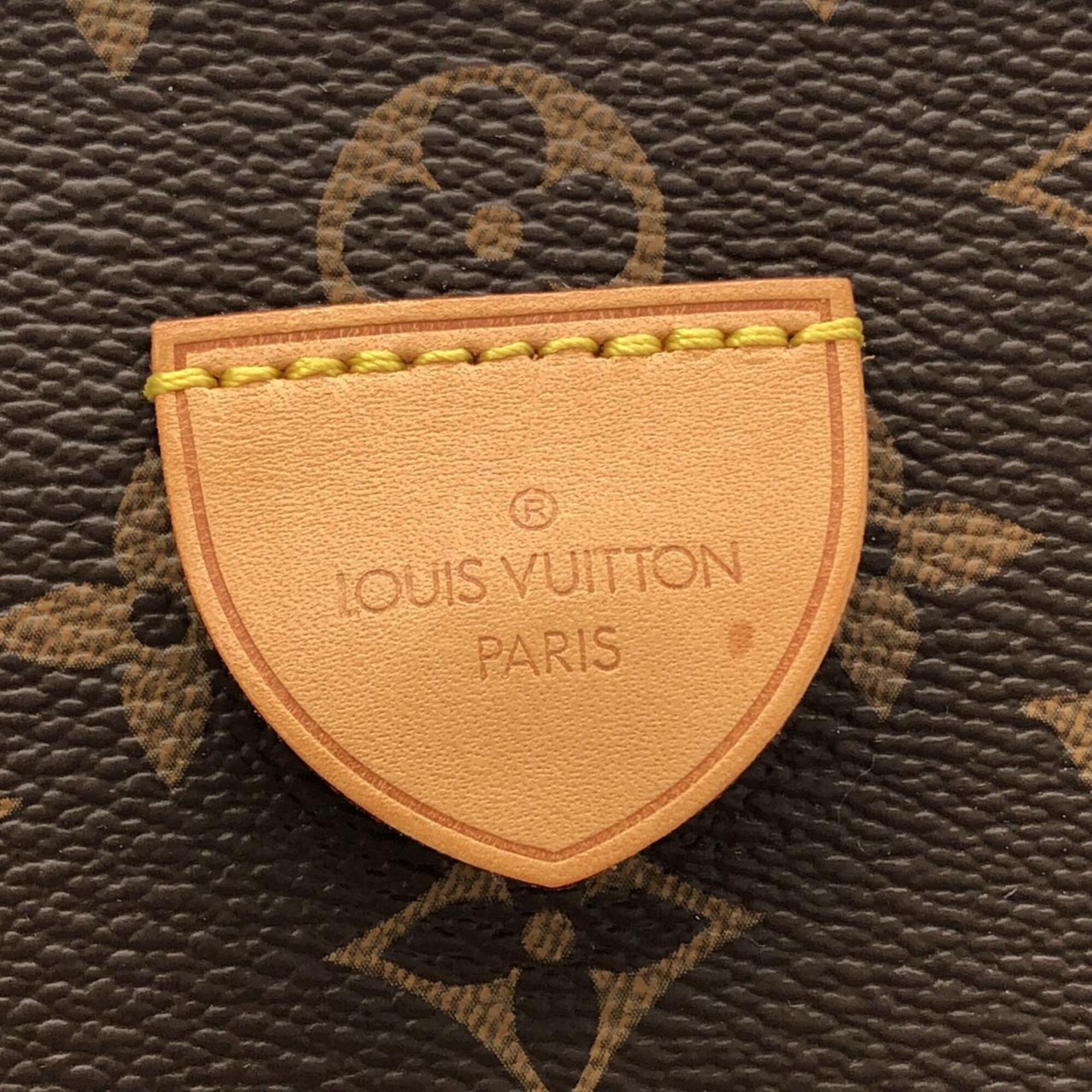 Louis Vuitton Marron Coated Canvas Handbag (Pre-Owned)