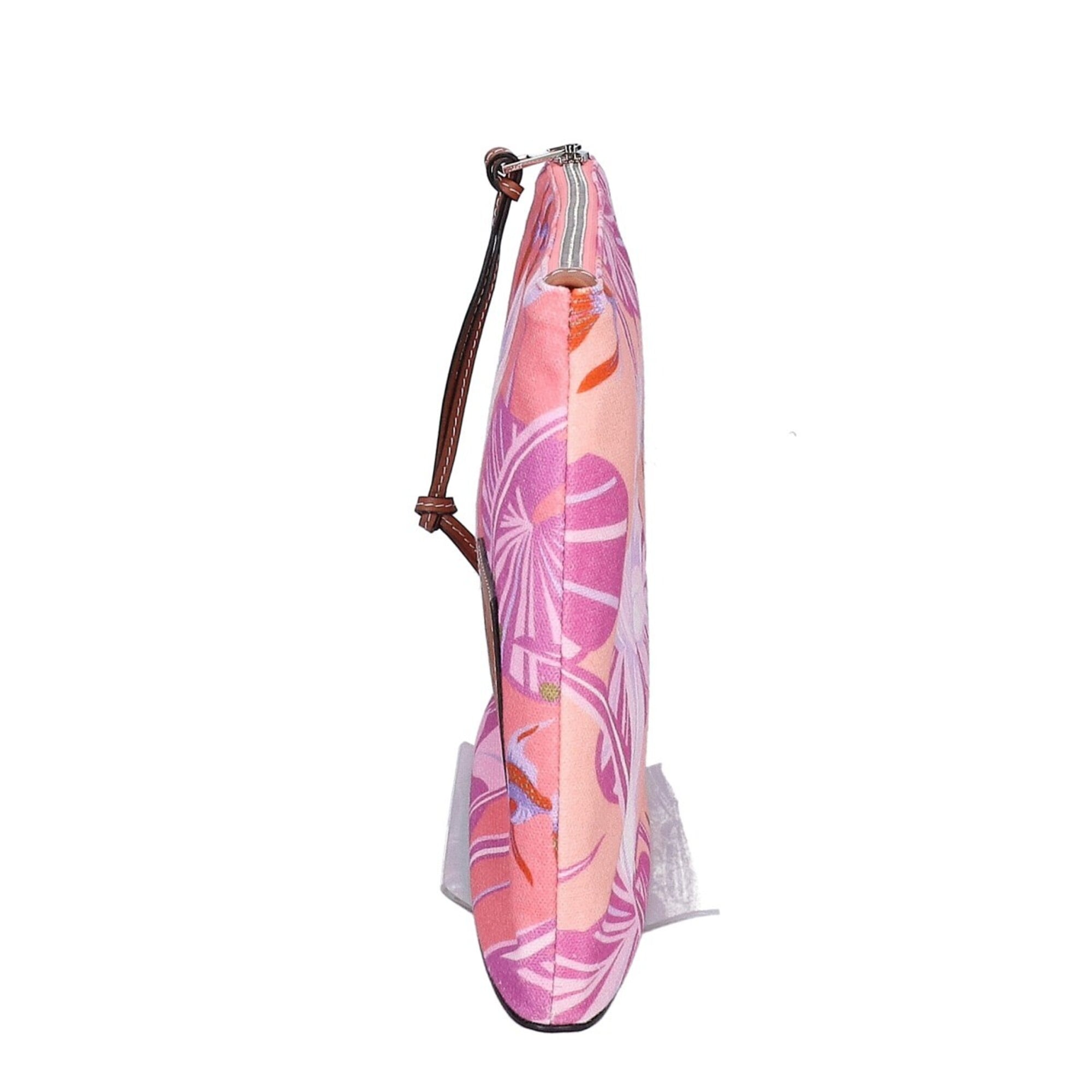 Loewe Pink Canvas Clutch Bag (Pre-Owned)