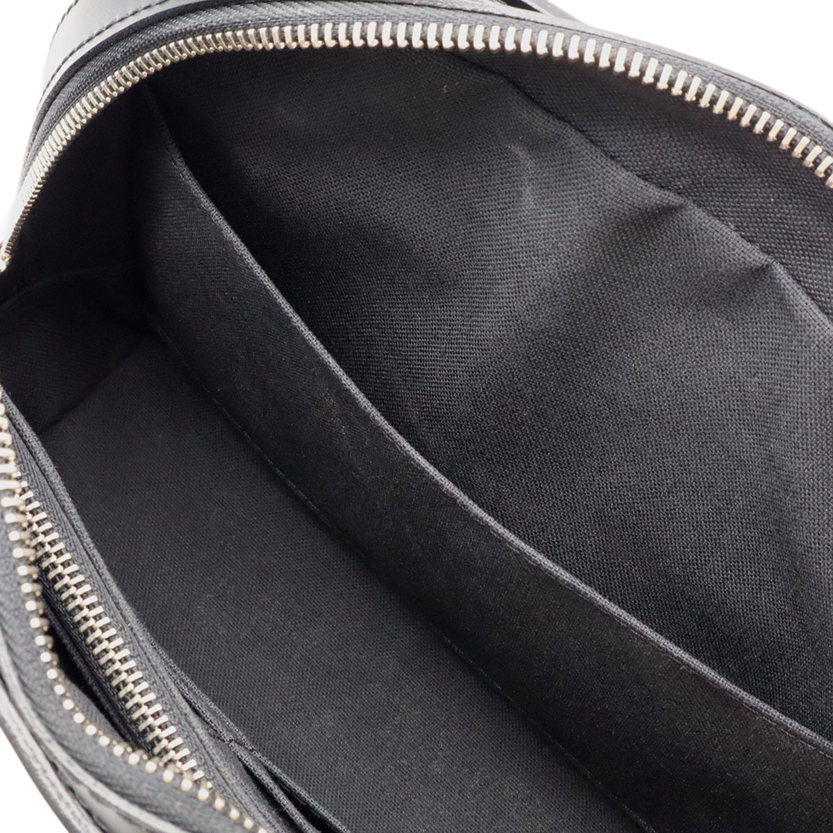Louis Vuitton Black Noir Leather Clutch Bag (Pre-Owned)