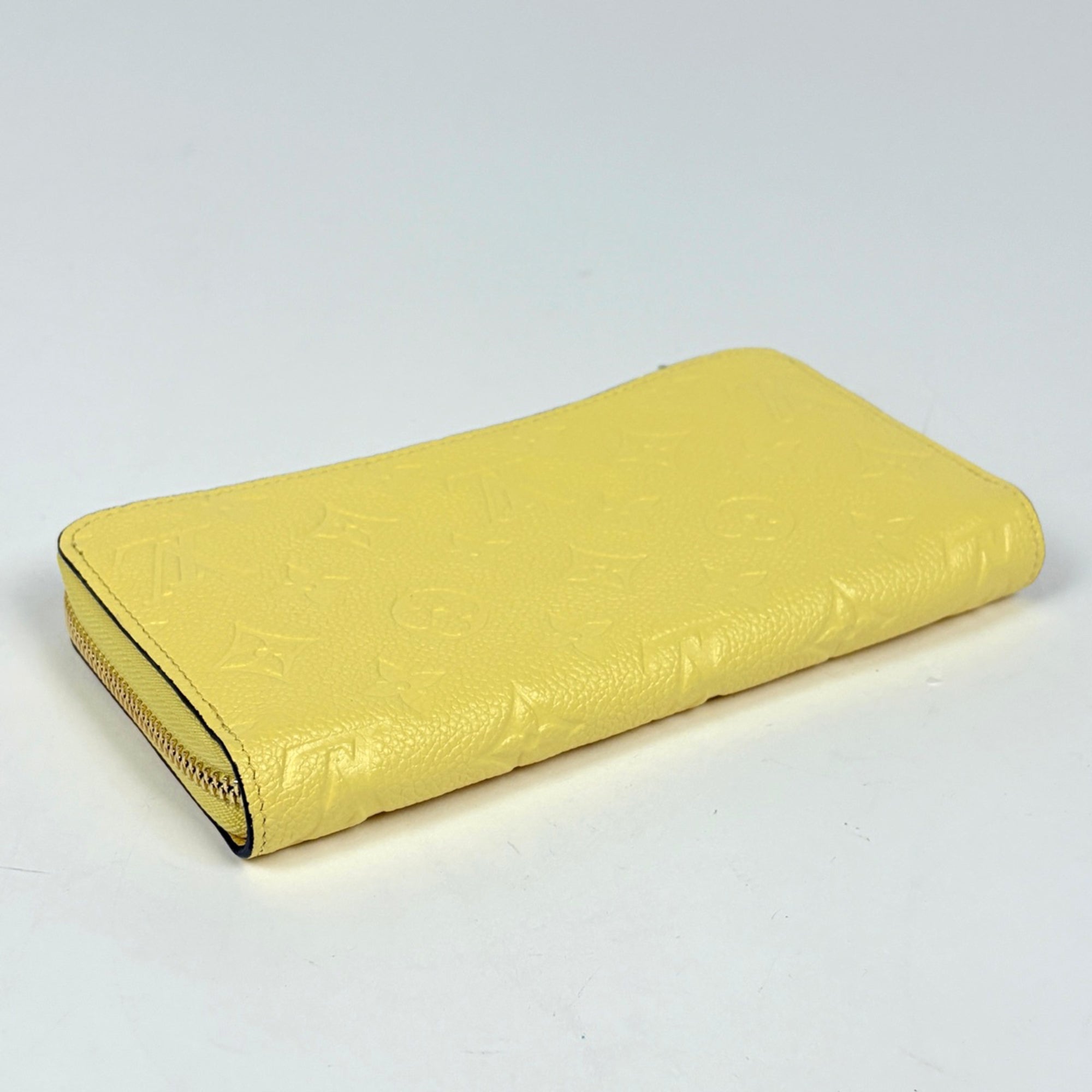 Louis Vuitton Yellow Monogram Empreinte Long Wallet (Bi-Fold) (Pre-Owned)