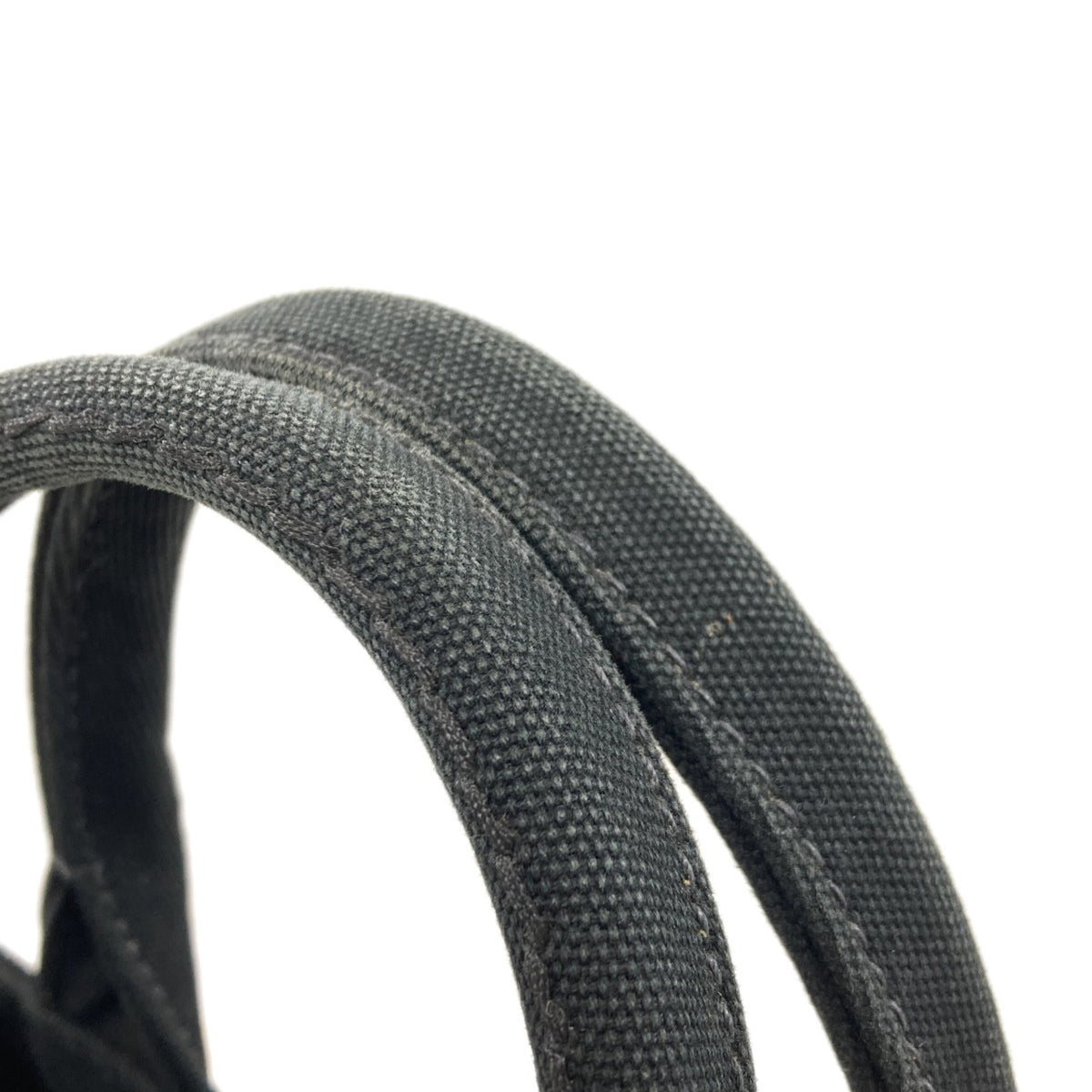 Prada Black Canvas Handbag (Pre-Owned)