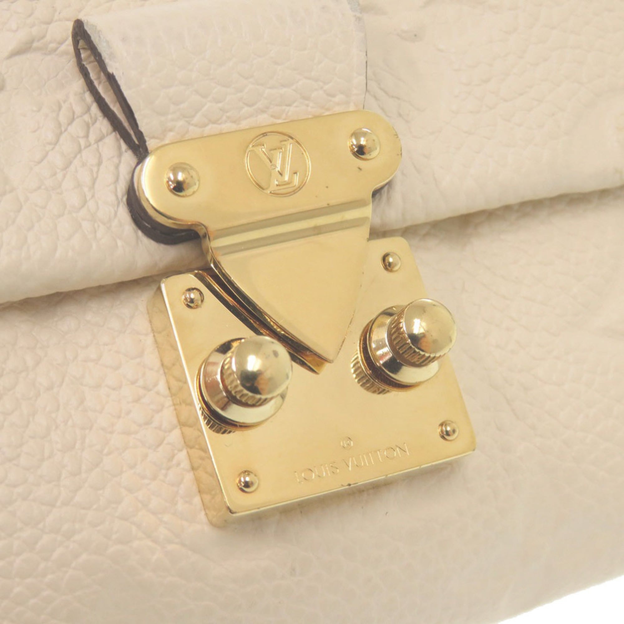 Louis Vuitton Monogram Empreinte Gold Monogram White Monogram Empreinte Wallet (Tri-Fold) (Pre-Owned)