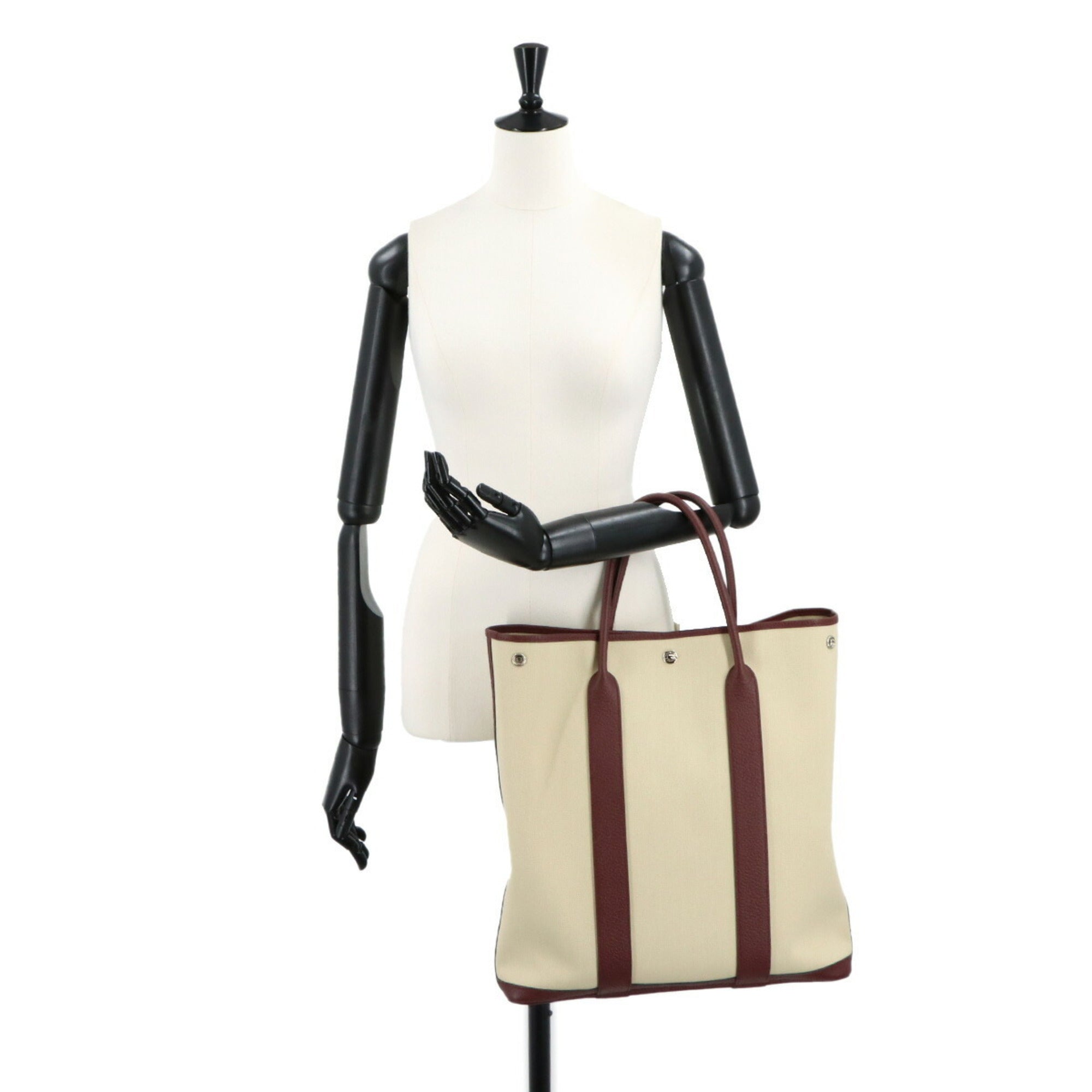 Hermes Negonda Leather Handbag Tote Bag (Pre-Owned)