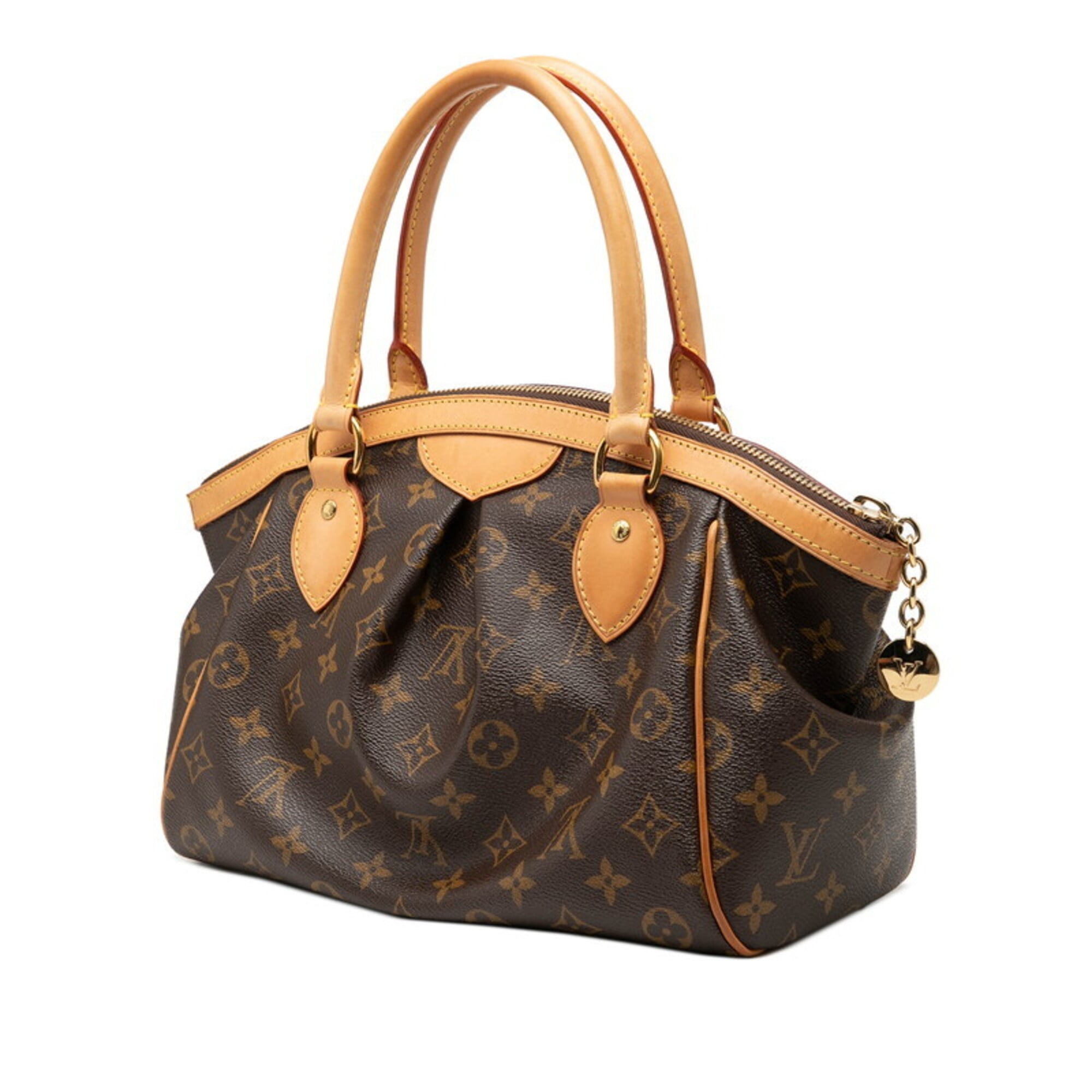 Louis Vuitton Brown Pvc Leather Handbag (Pre-Owned)