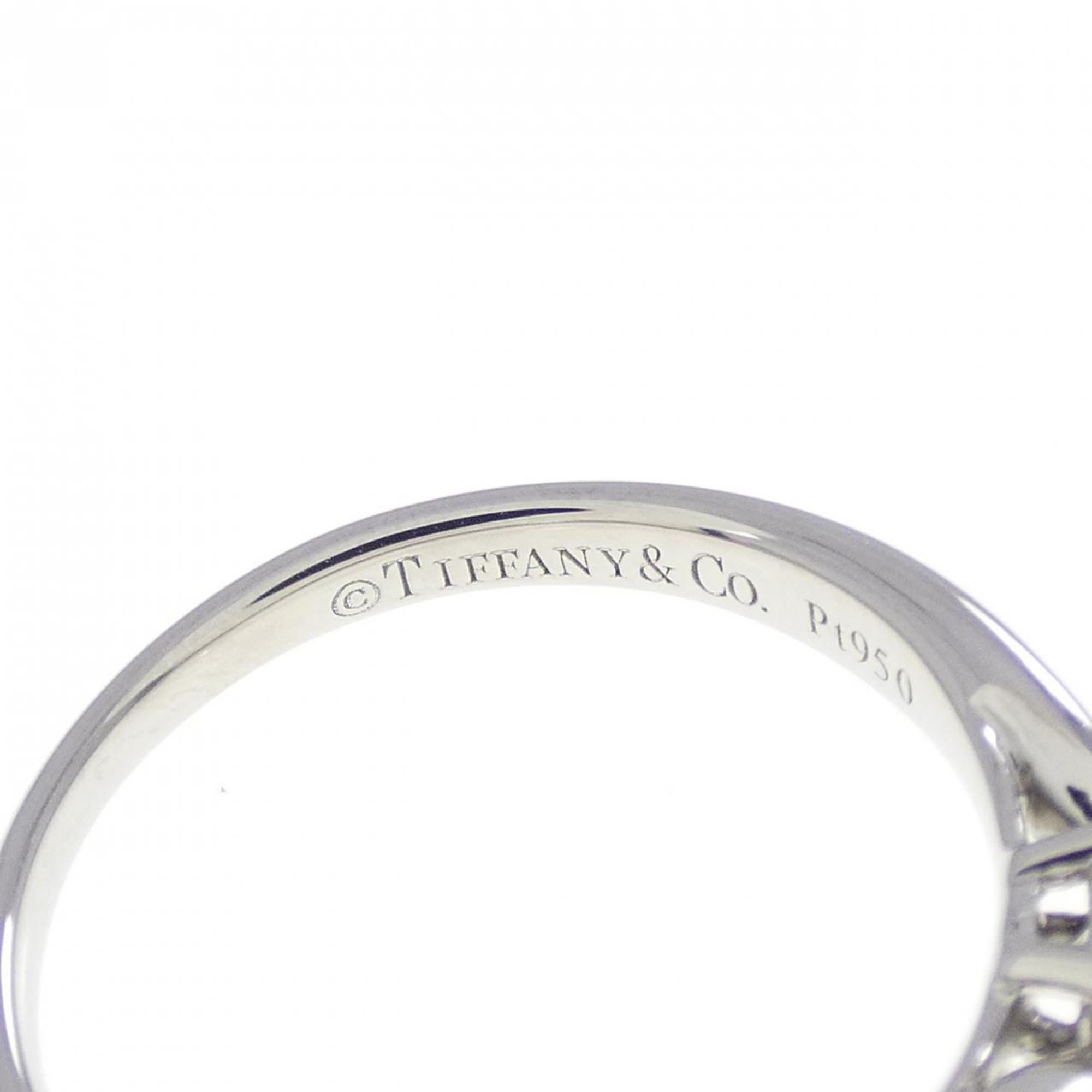 Tiffany Platinum Platinum 950 Band Ring (Pre-Owned)