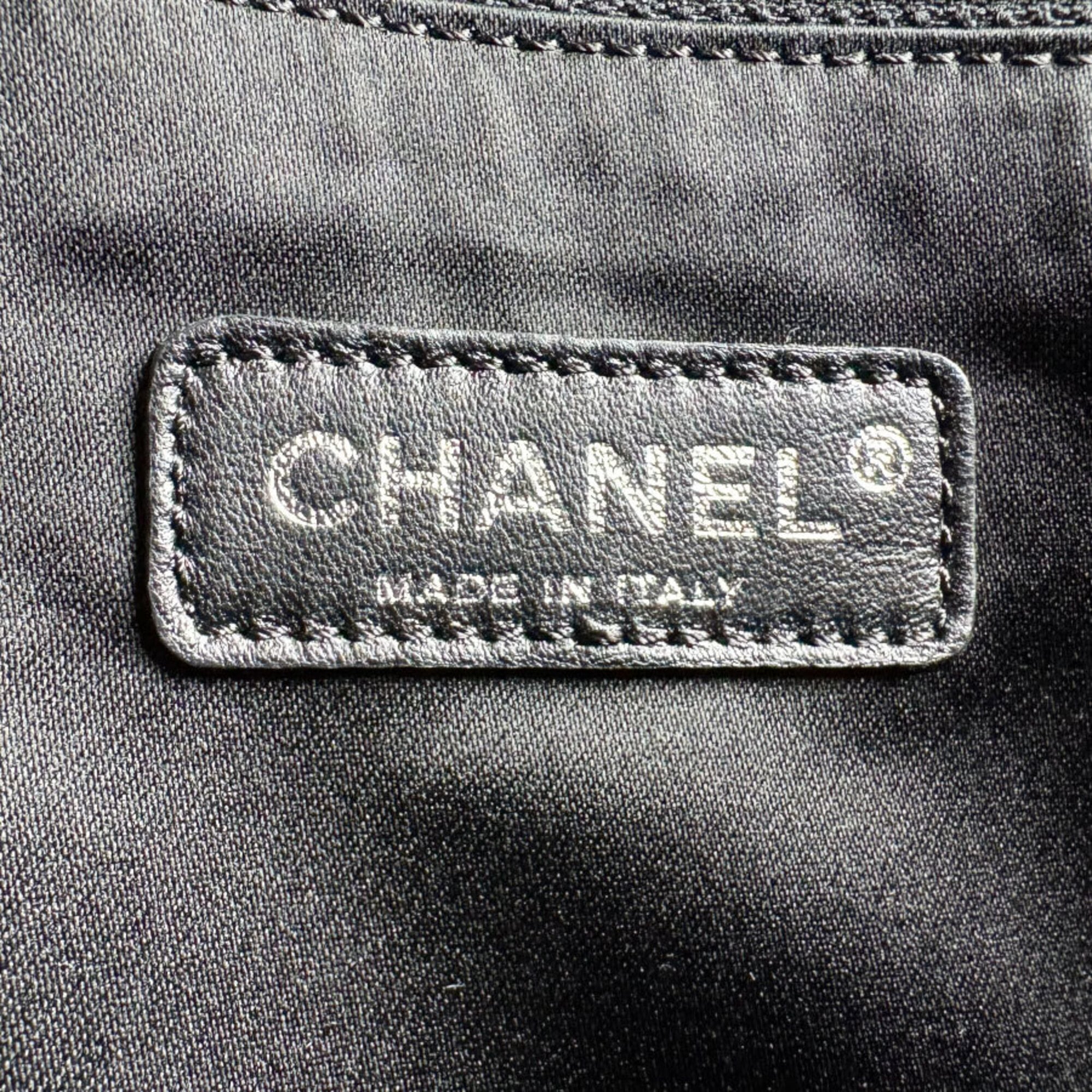 Chanel Black Spangles Leather Shoulder Bag (Pre-Owned)