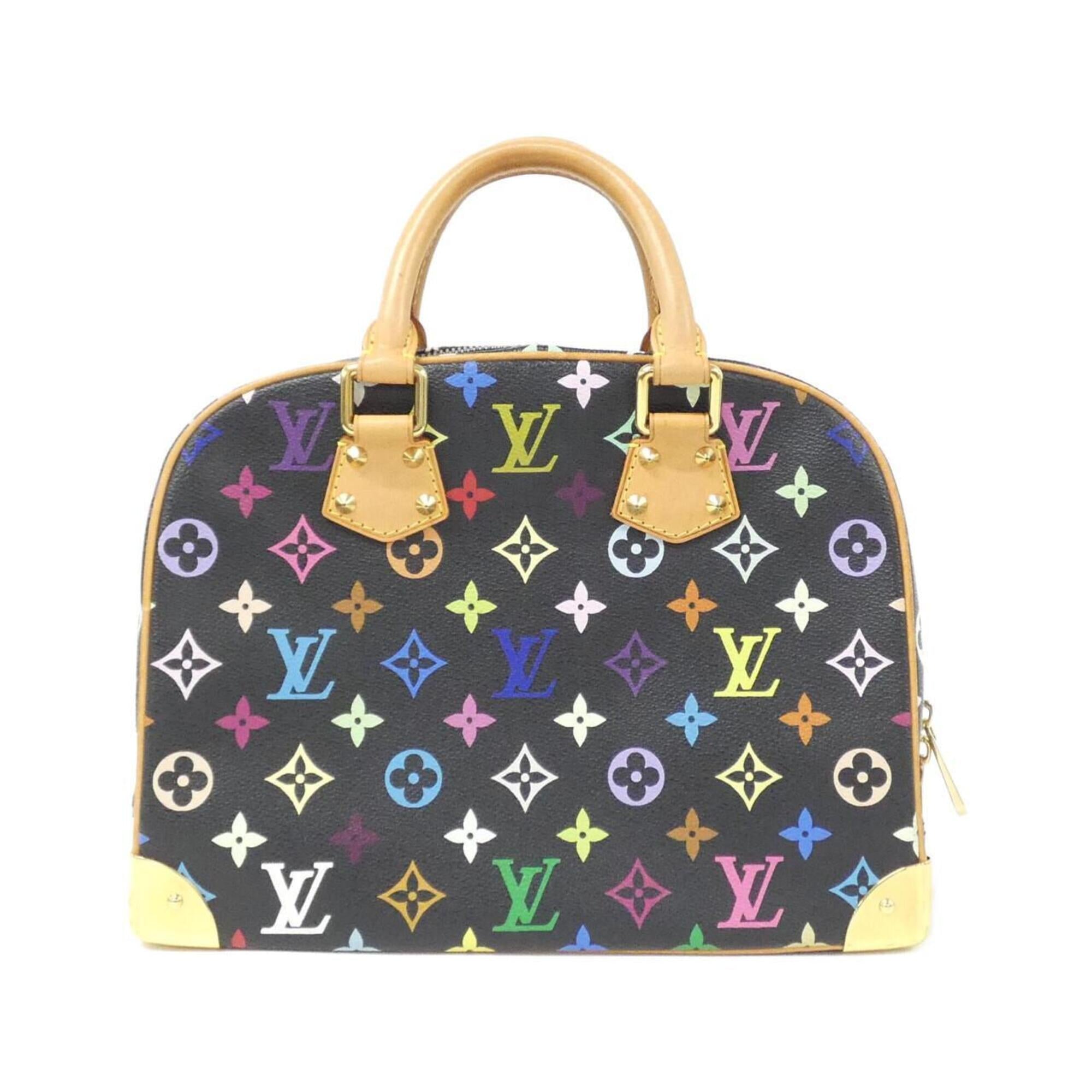 Louis Vuitton Black Coated Canvas Handbag (Pre-Owned)