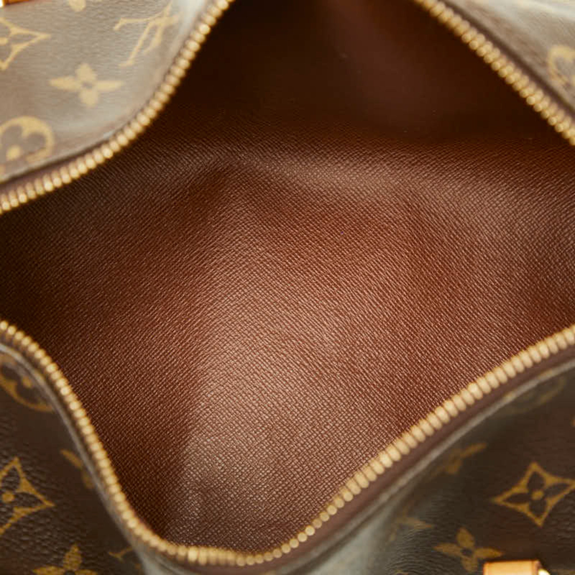 Louis Vuitton Brown Pvc Leather Handbag (Pre-Owned)