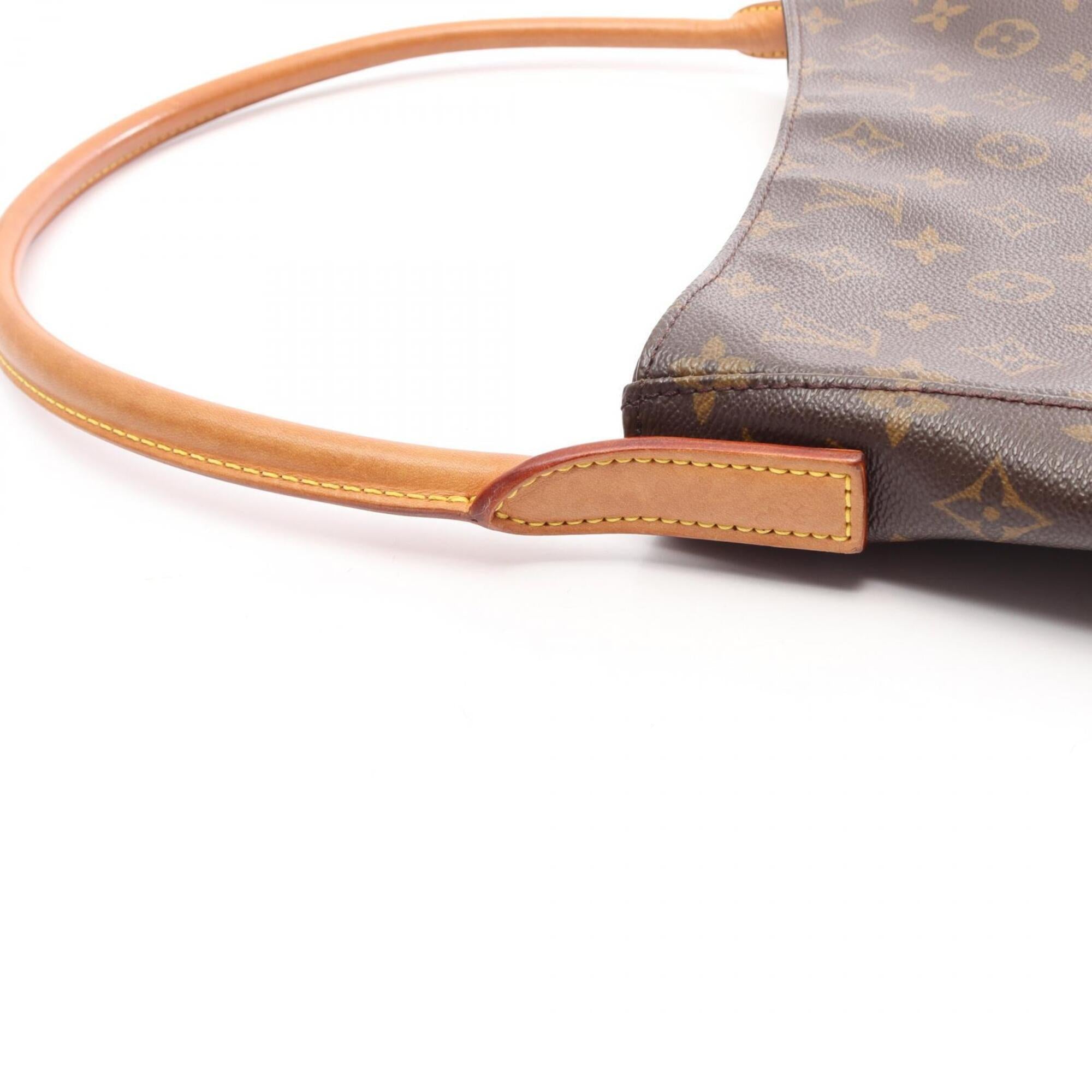 Louis Vuitton Brown Coated Canvas Pvc Monogram Leather Handbag Shoulder Bag (Pre-Owned)