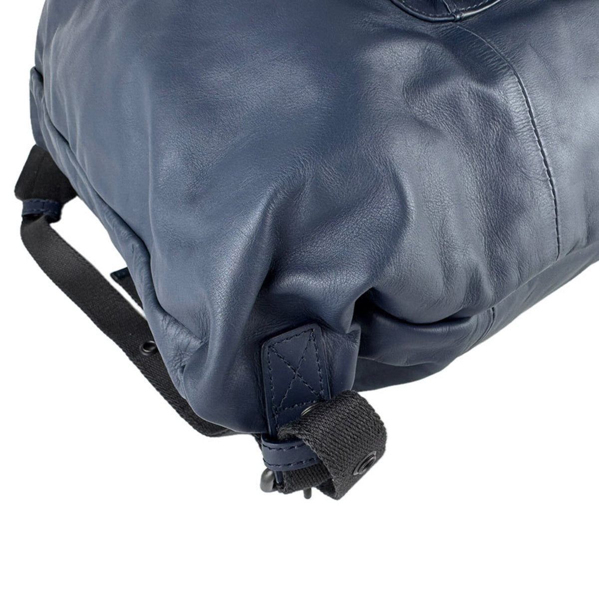 Bottega Veneta Navy Leather Backpack (Pre-Owned)