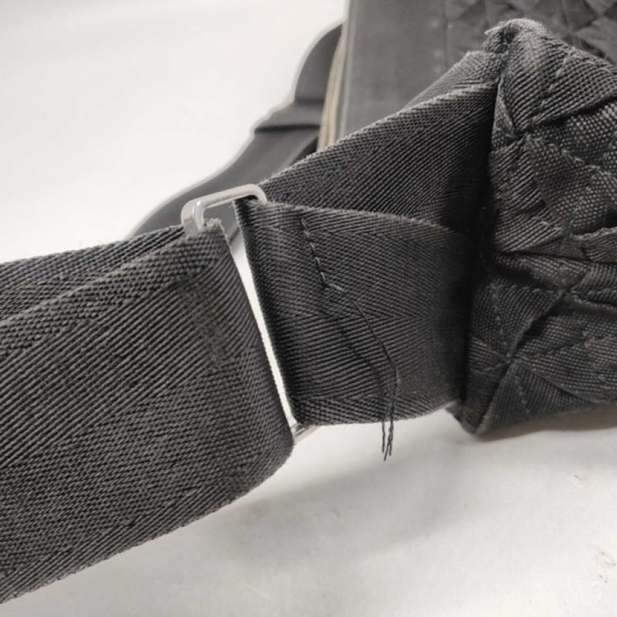 Bottega Veneta Black Canvas Shoulder Bag (Pre-Owned)