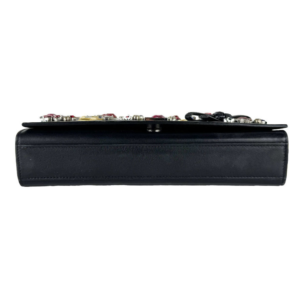 Saint Laurent Black Leather Shoulder Bag (Pre-Owned)