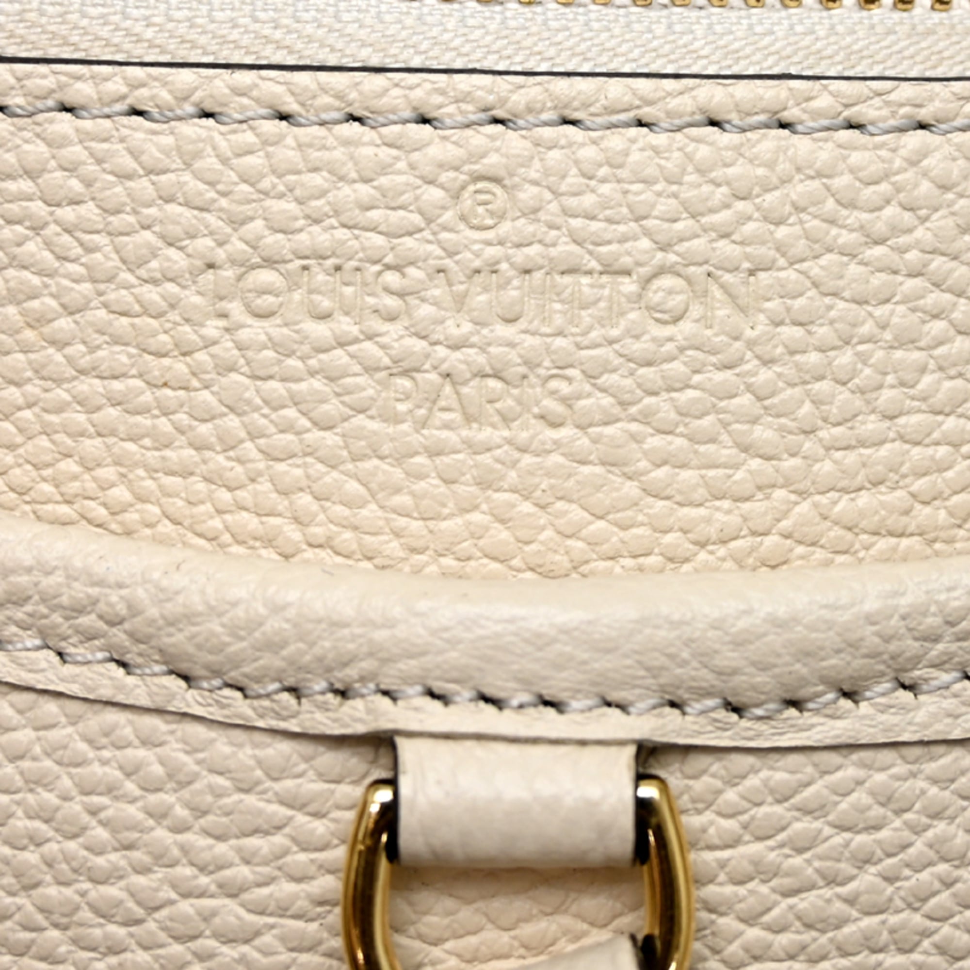 Louis Vuitton Cream Monogram Empreinte Handbag (Pre-Owned)