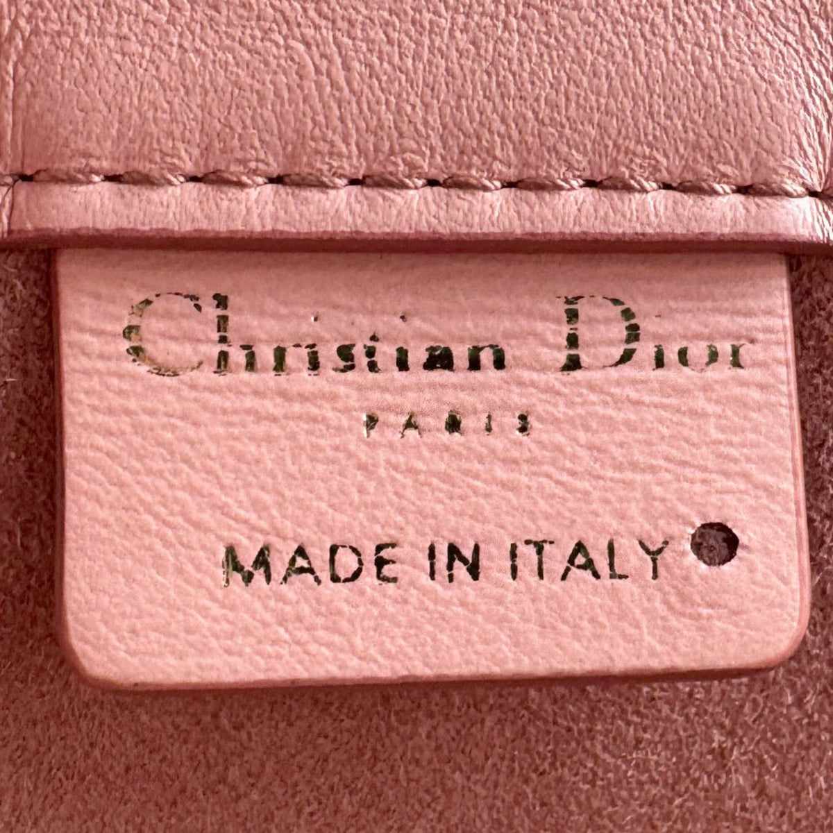 Christian Dior Pink Leather Handbag (Pre-Owned)