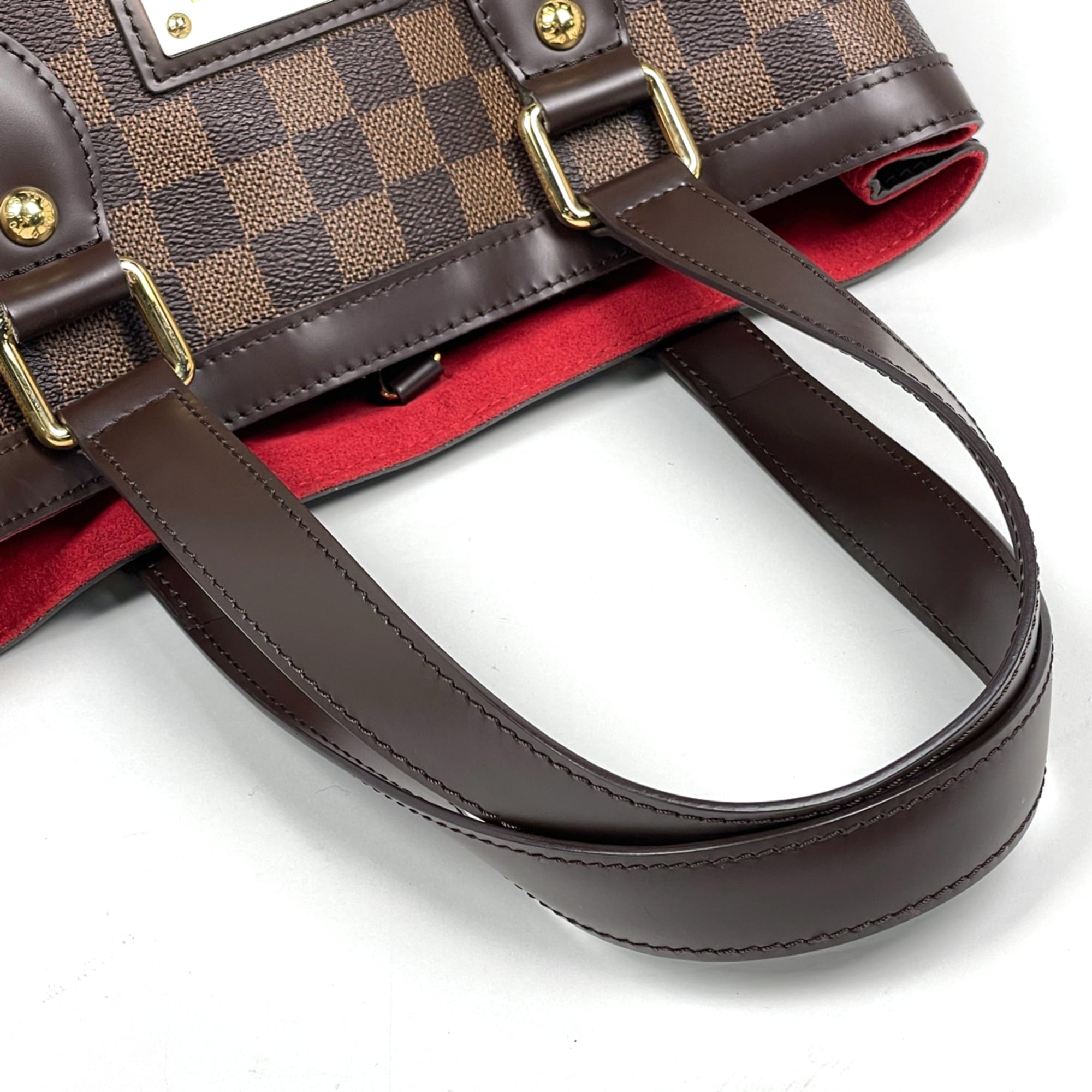 Louis Vuitton Damier Brown Damier Canvas Tote Bag (Pre-Owned)