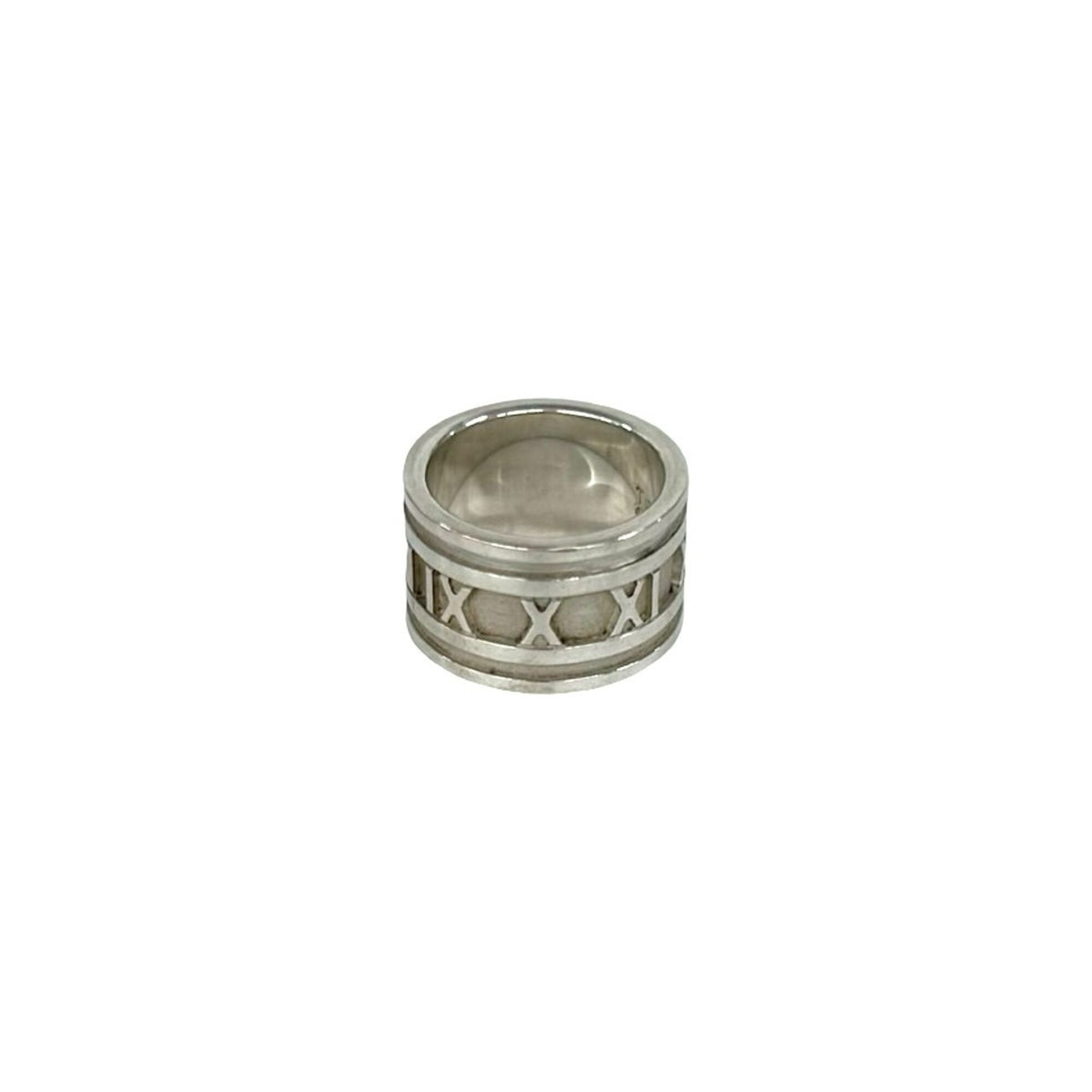 Tiffany Silver Silver 925 Band Ring (Pre-Owned)
