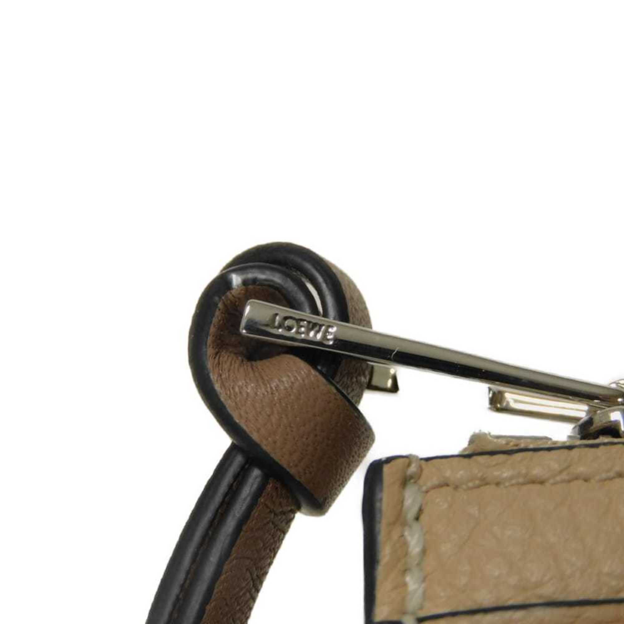 Loewe Nude Beige Leather Coin Purse/Coin Case (Pre-Owned)