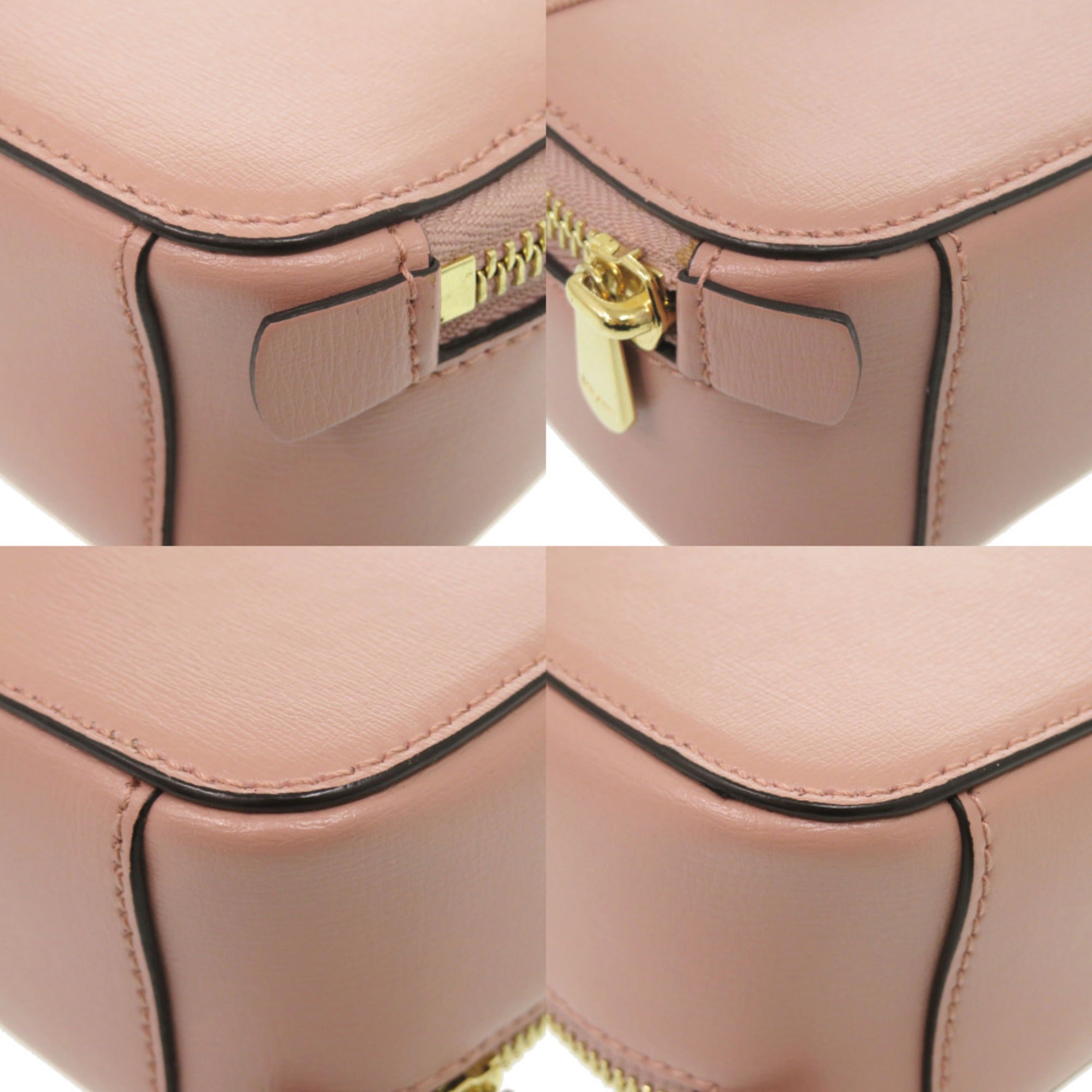 Salvatore Ferragamo Pink Leather Shoulder Bag (Pre-Owned)