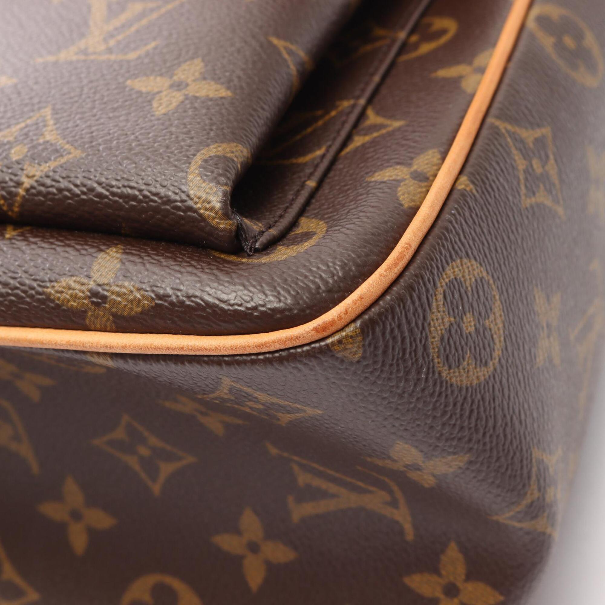 Louis Vuitton Brown Monogram Monogram Leather Handbag (Pre-Owned)
