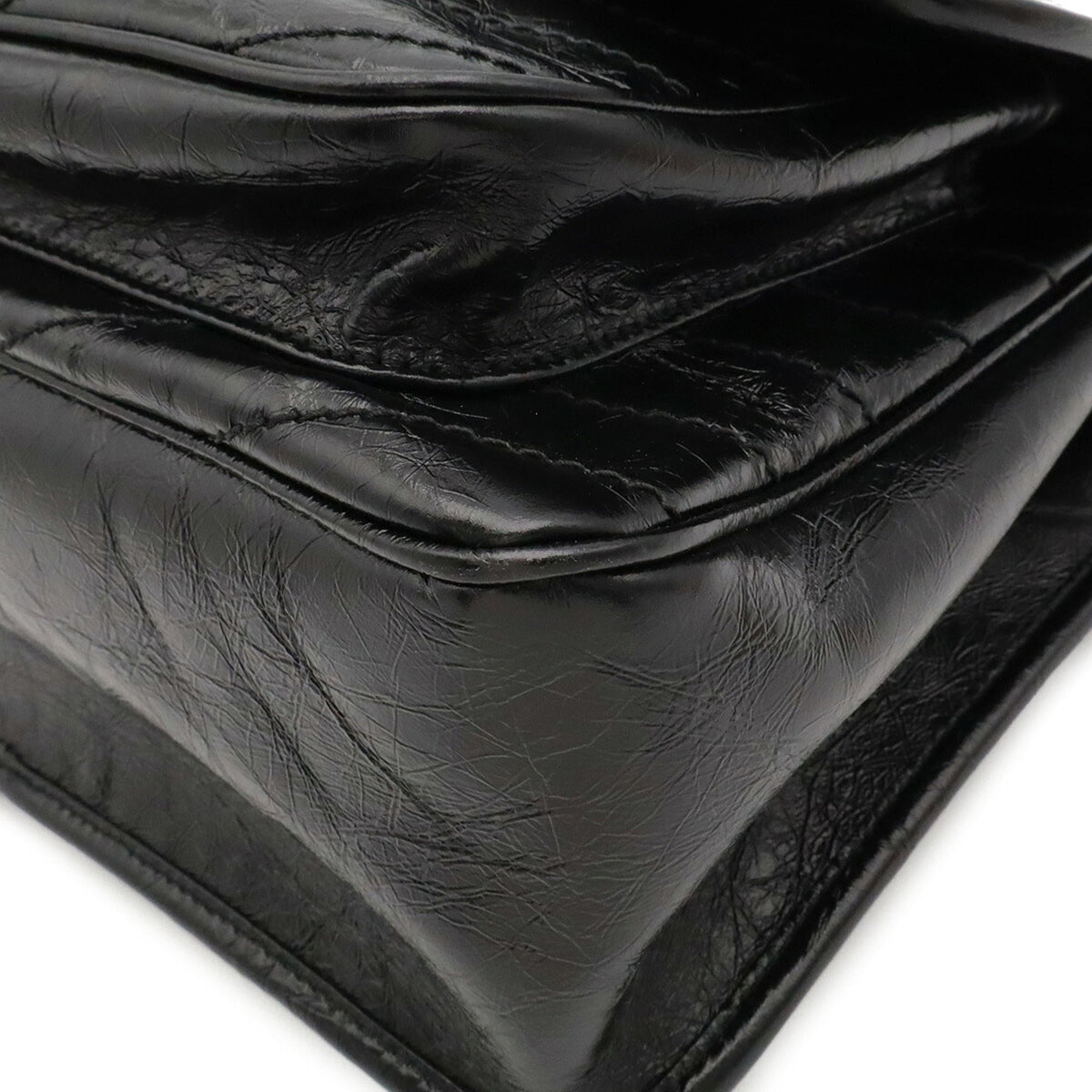 Yves Saint Laurent Black Leather Shoulder Bag (Pre-Owned)