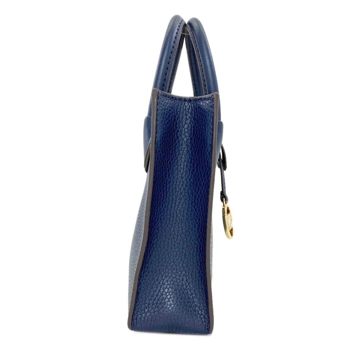 Michael Kors Blue Navy Leather Handbag (Pre-Owned)