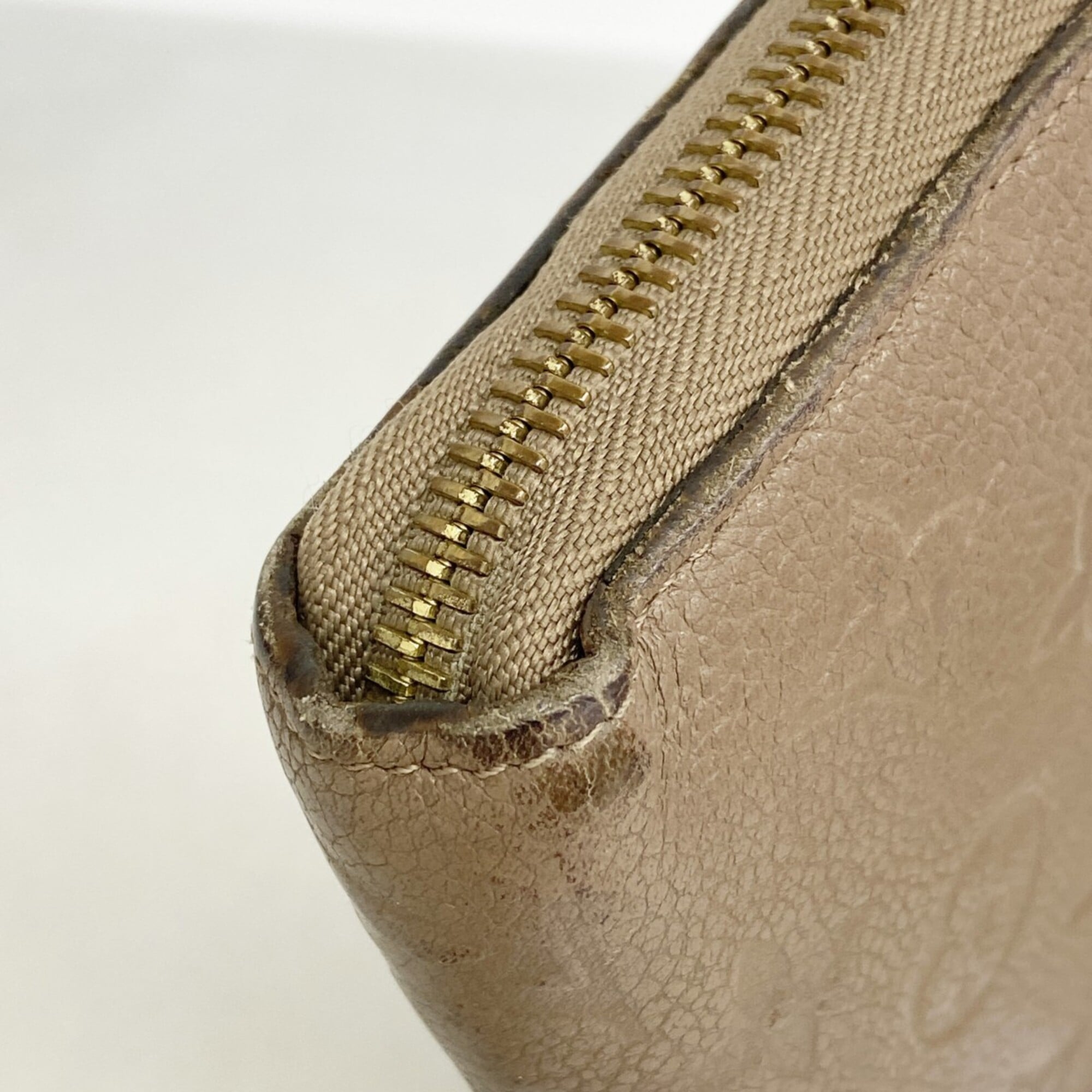 Louis Vuitton Taupe Long Wallet (Bi-Fold) (Pre-Owned)
