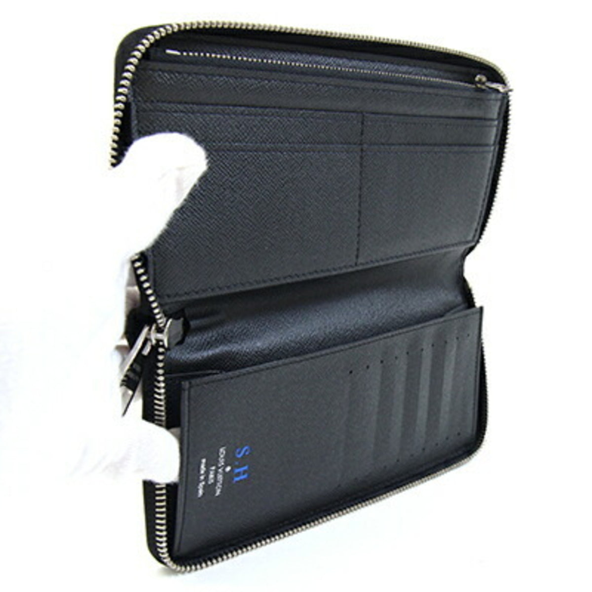 Louis Vuitton Taiga Ardoise Taiga Leather Long Wallet (Bi-Fold) (Pre-Owned)