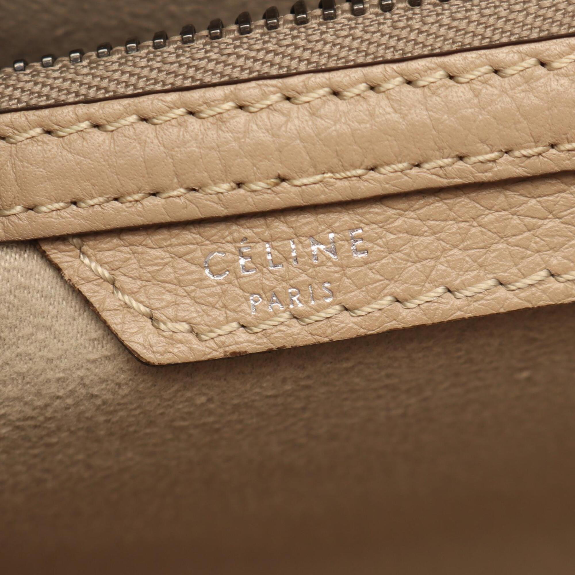Celine Beige Leather Handbag (Pre-Owned)