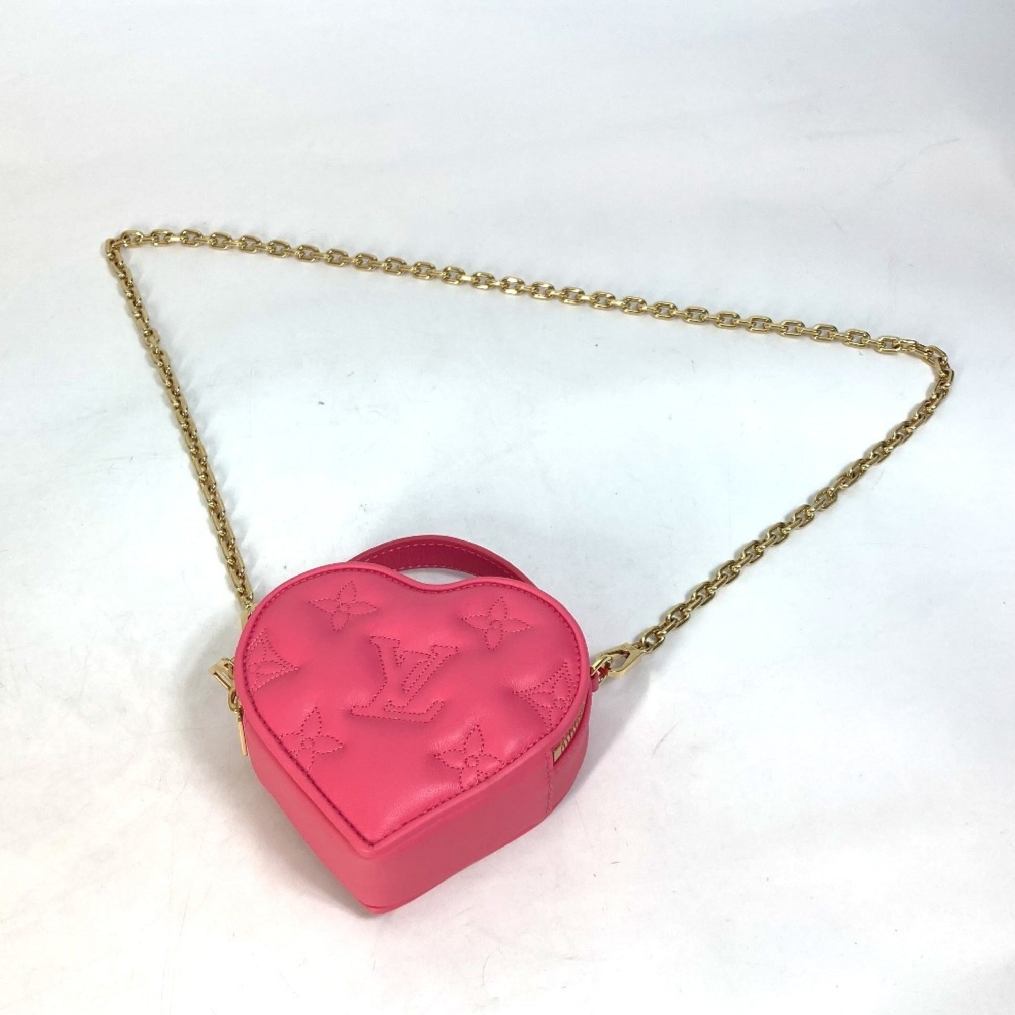 Louis Vuitton Pink Leather Handbag Shoulder Bag (Pre-Owned)