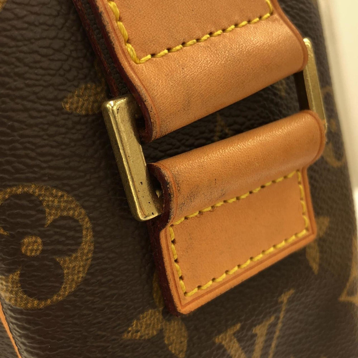 Louis Vuitton Monogram Marron Coated Canvas Shoulder Bag (Pre-Owned)