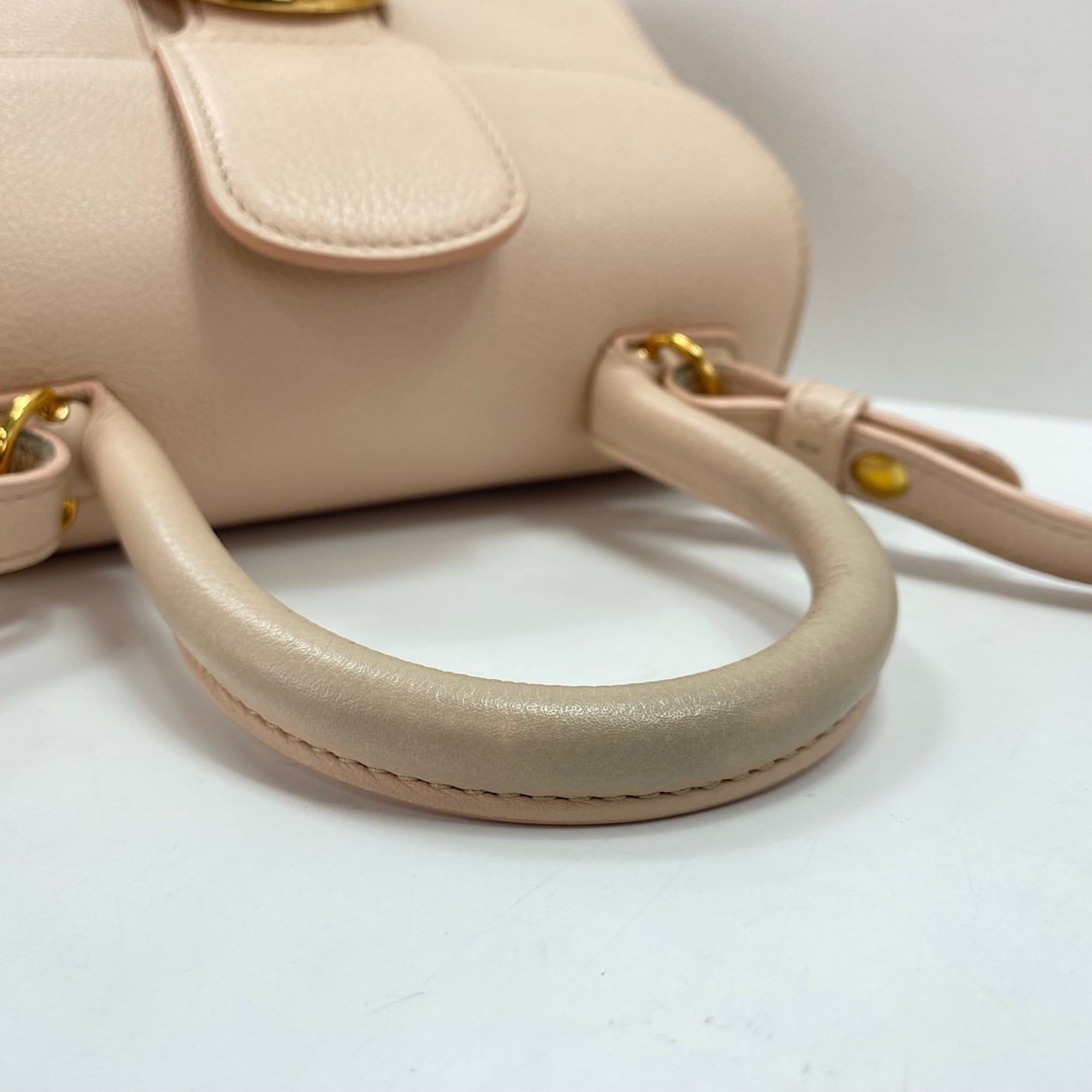 Delvaux Pink Handbag Shoulder Bag (Pre-Owned)