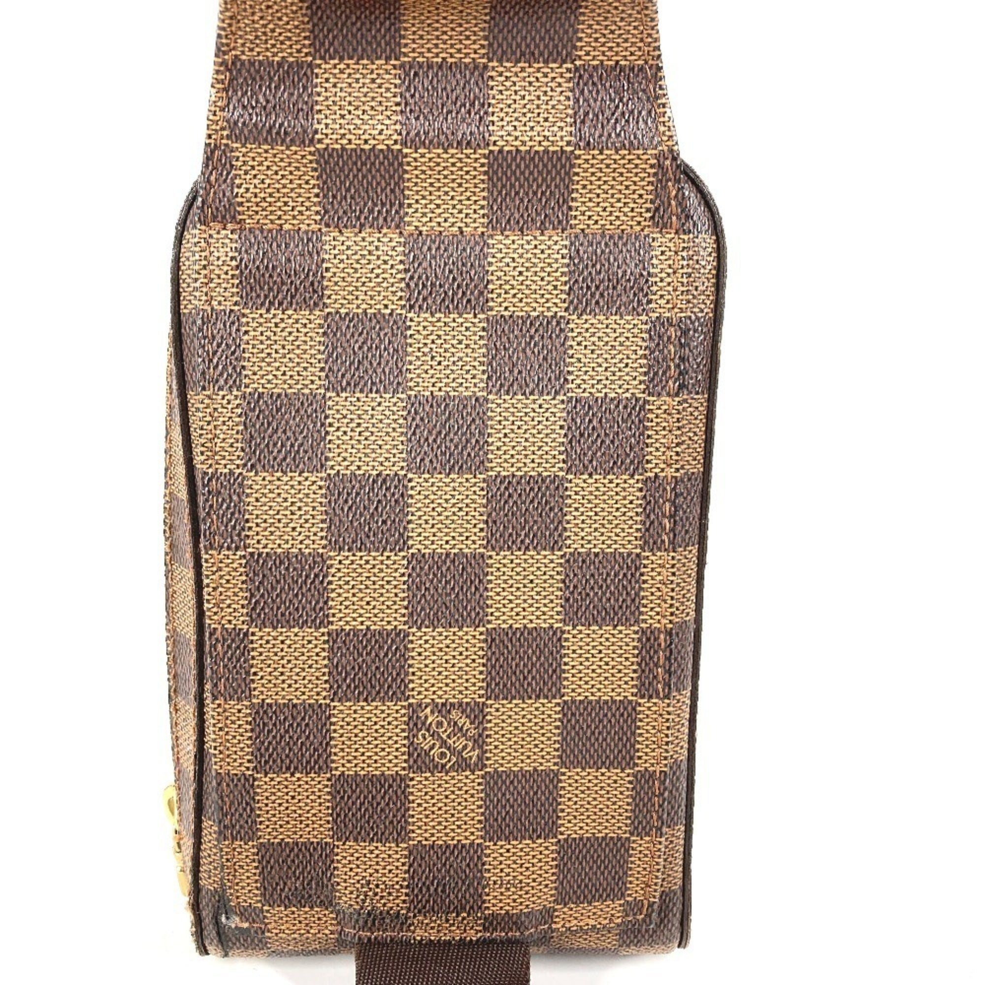 Louis Vuitton Brown Damier Canvas Ebene Damier Canvas Fanny Pack Shoulder Bag (Pre-Owned)