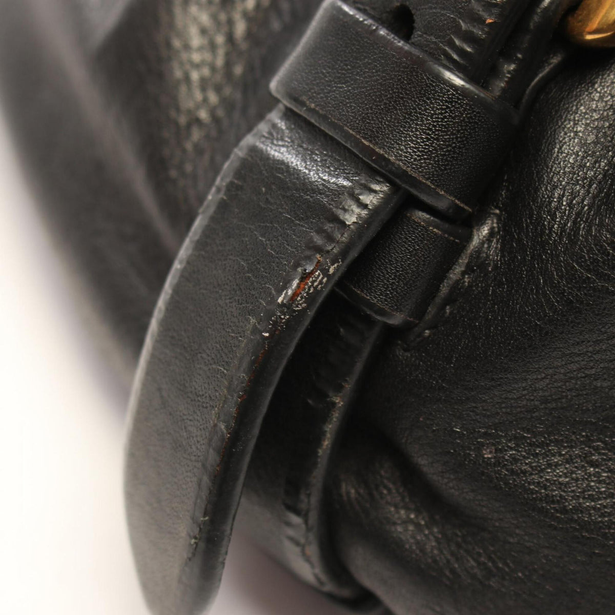 Prada Black Leather Handbag (Pre-Owned)