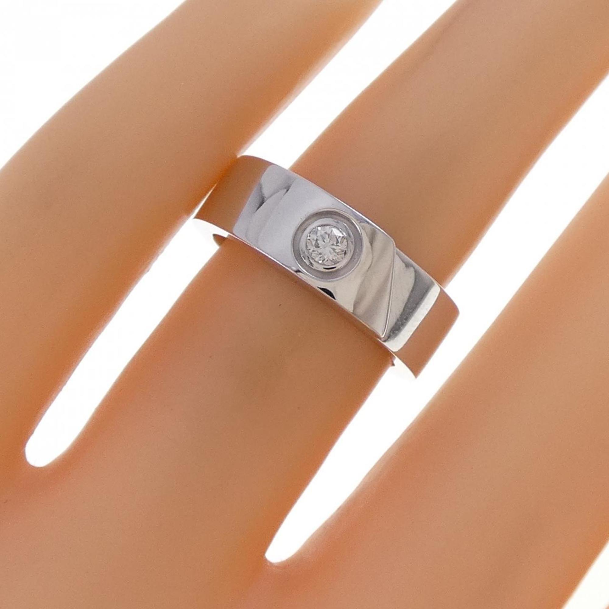 Cartier White Gold White Gold (18K) Band Ring (Pre-Owned)
