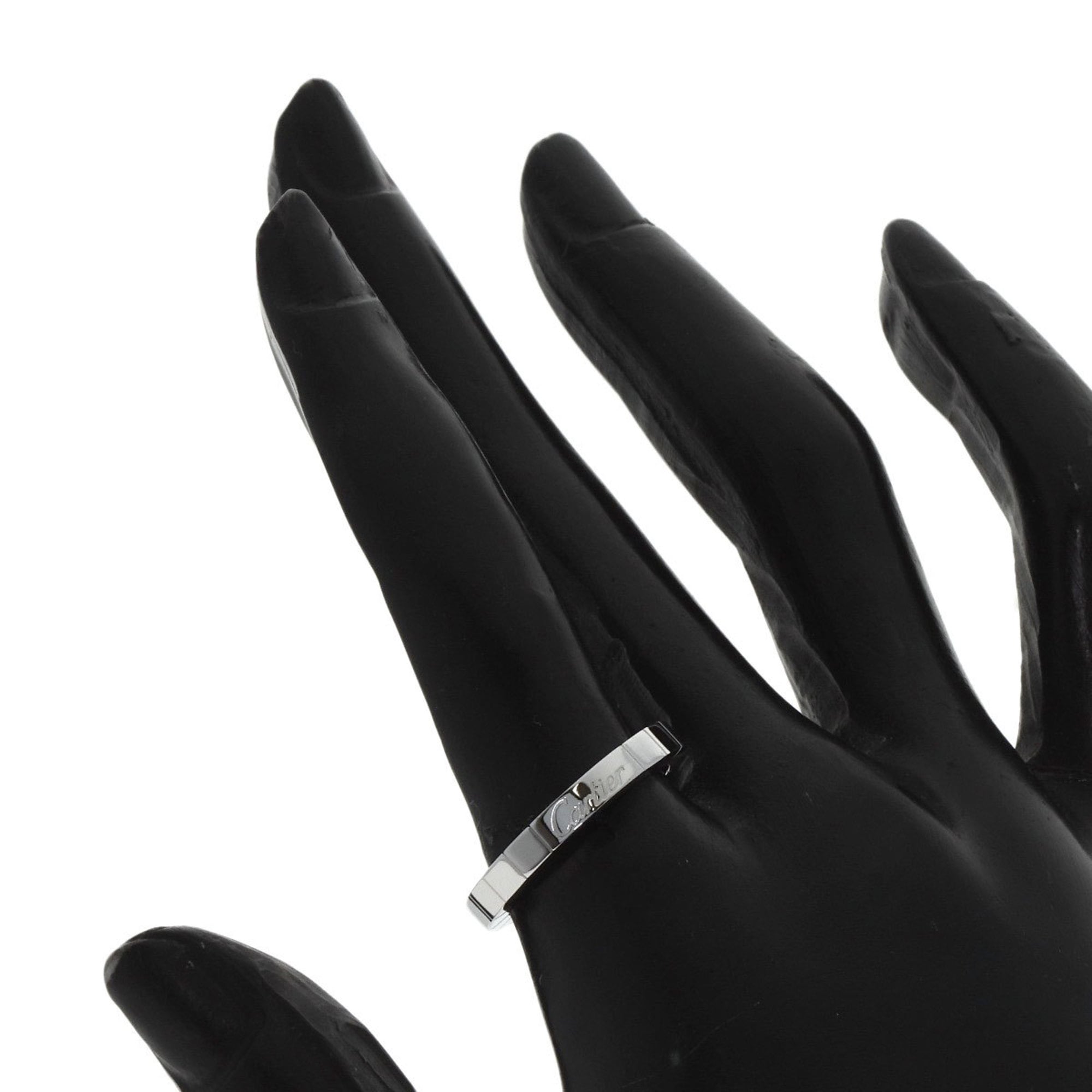 Cartier Lanieres White Gold (18K) Band Ring (Pre-Owned)