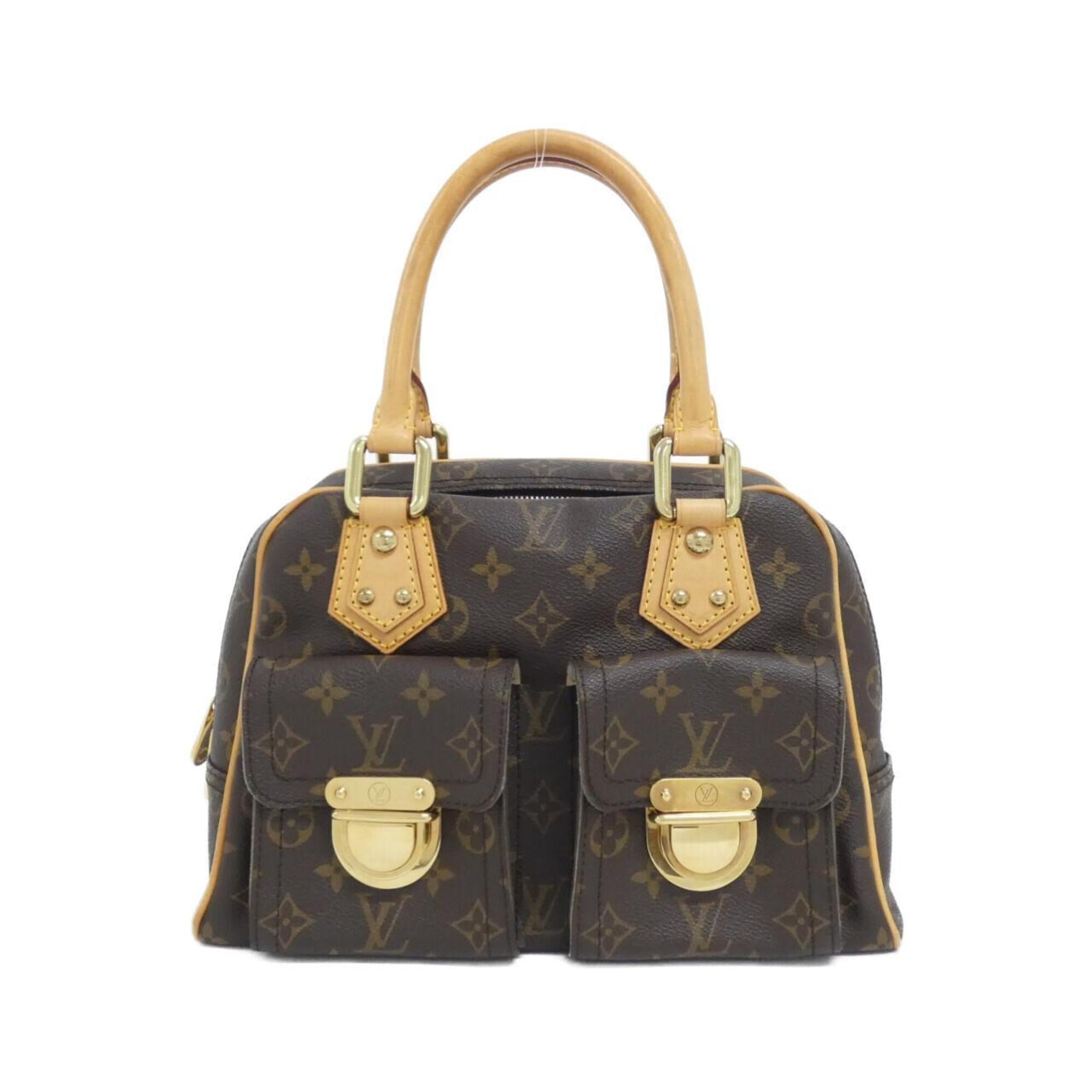Louis Vuitton Monogram Marron Coated Canvas Handbag (Pre-Owned)