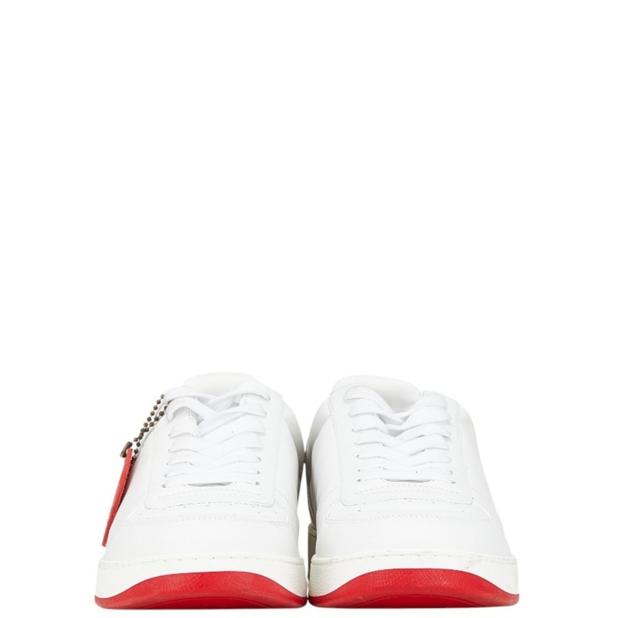Louis Vuitton Red Color White Sneakers (Pre-Owned)