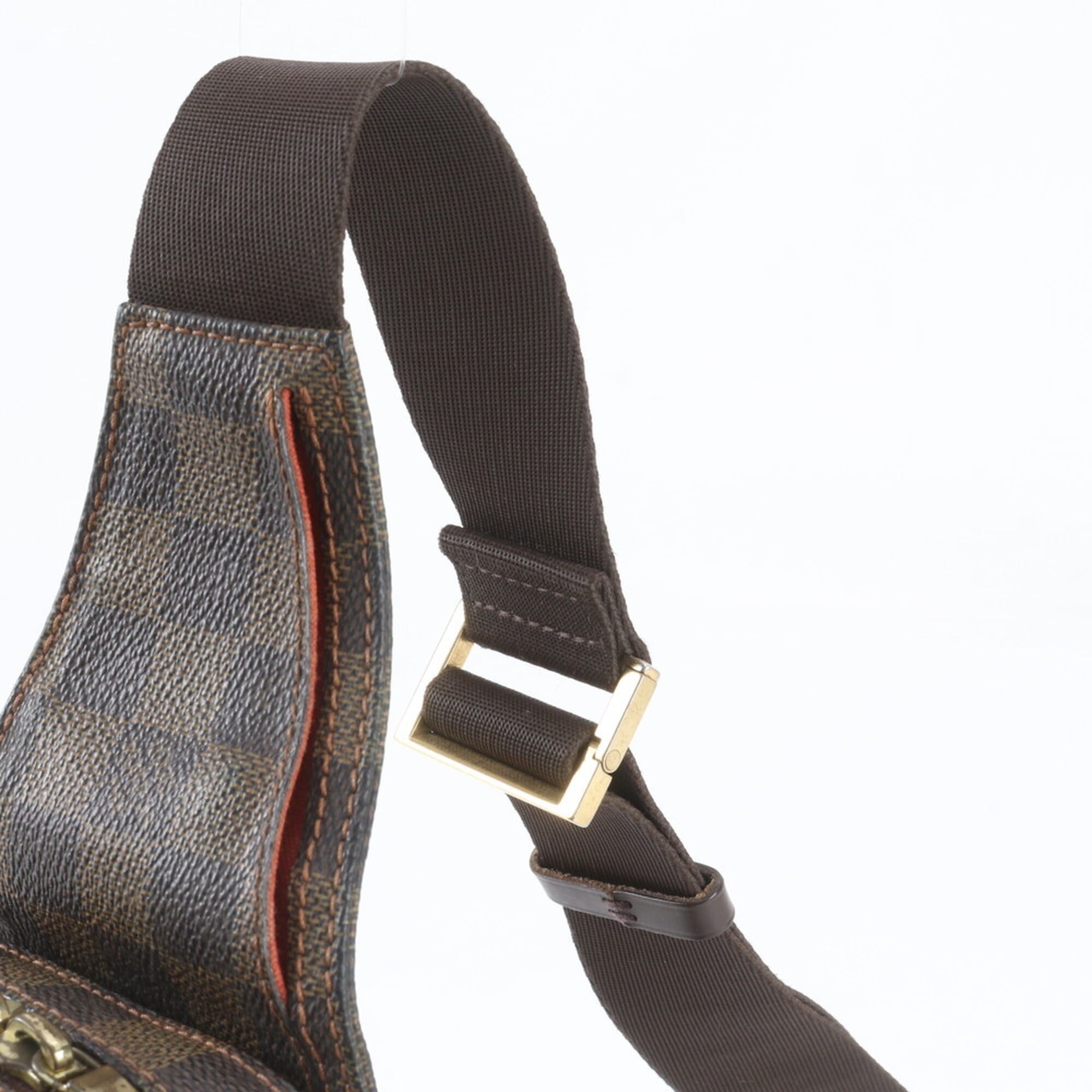 Louis Vuitton Ebene Coated Canvas Pouch Shoulder Bag Sling Bag (Pre-Owned)