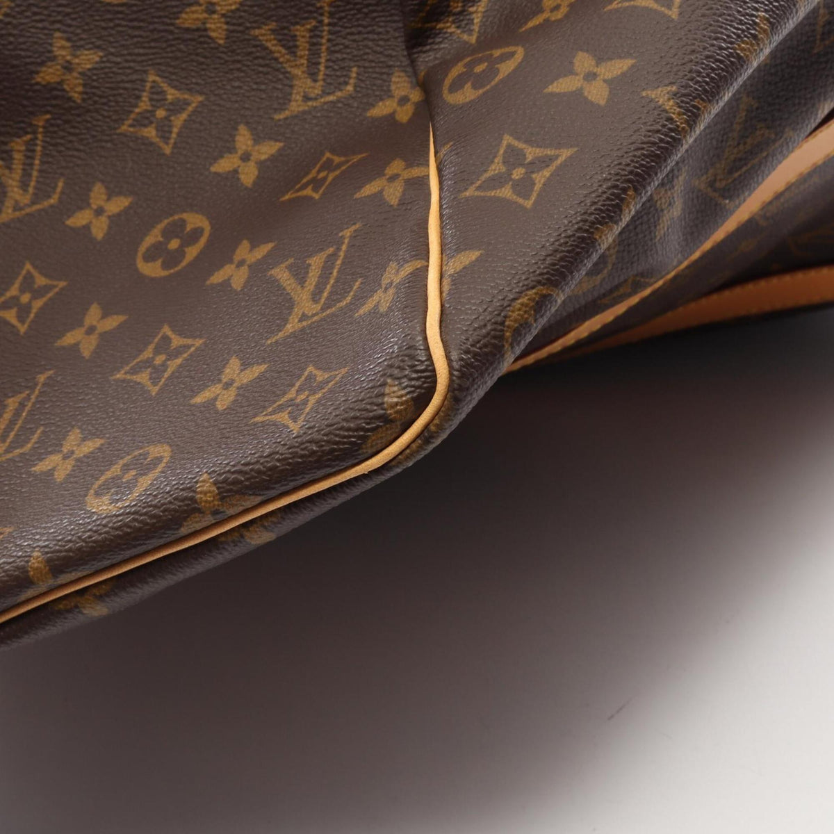 Louis Vuitton Brown Coated Canvas Leather Monogram Boston Bag Handbag (Pre-Owned)