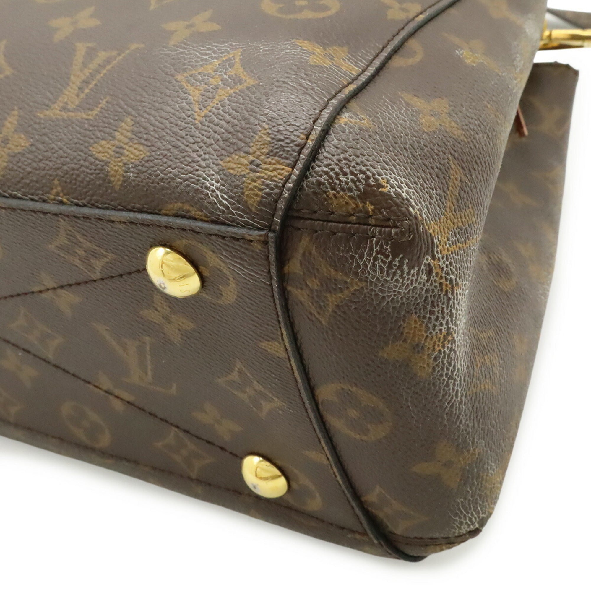Louis Vuitton Brown Monogram White Monogram Handbag Shoulder Bag (Pre-Owned)