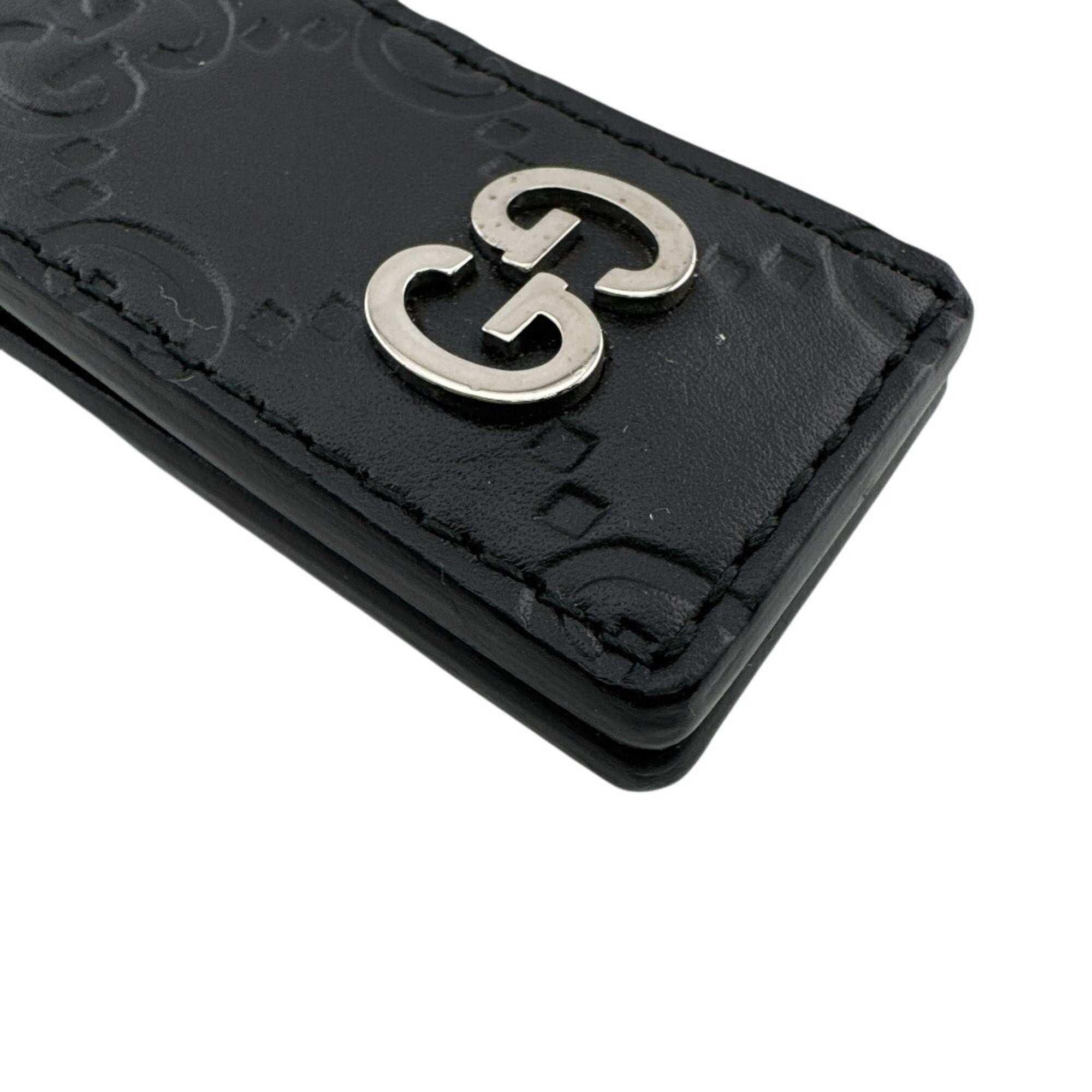 Gucci Black Leather Money Clip (Pre-Owned)