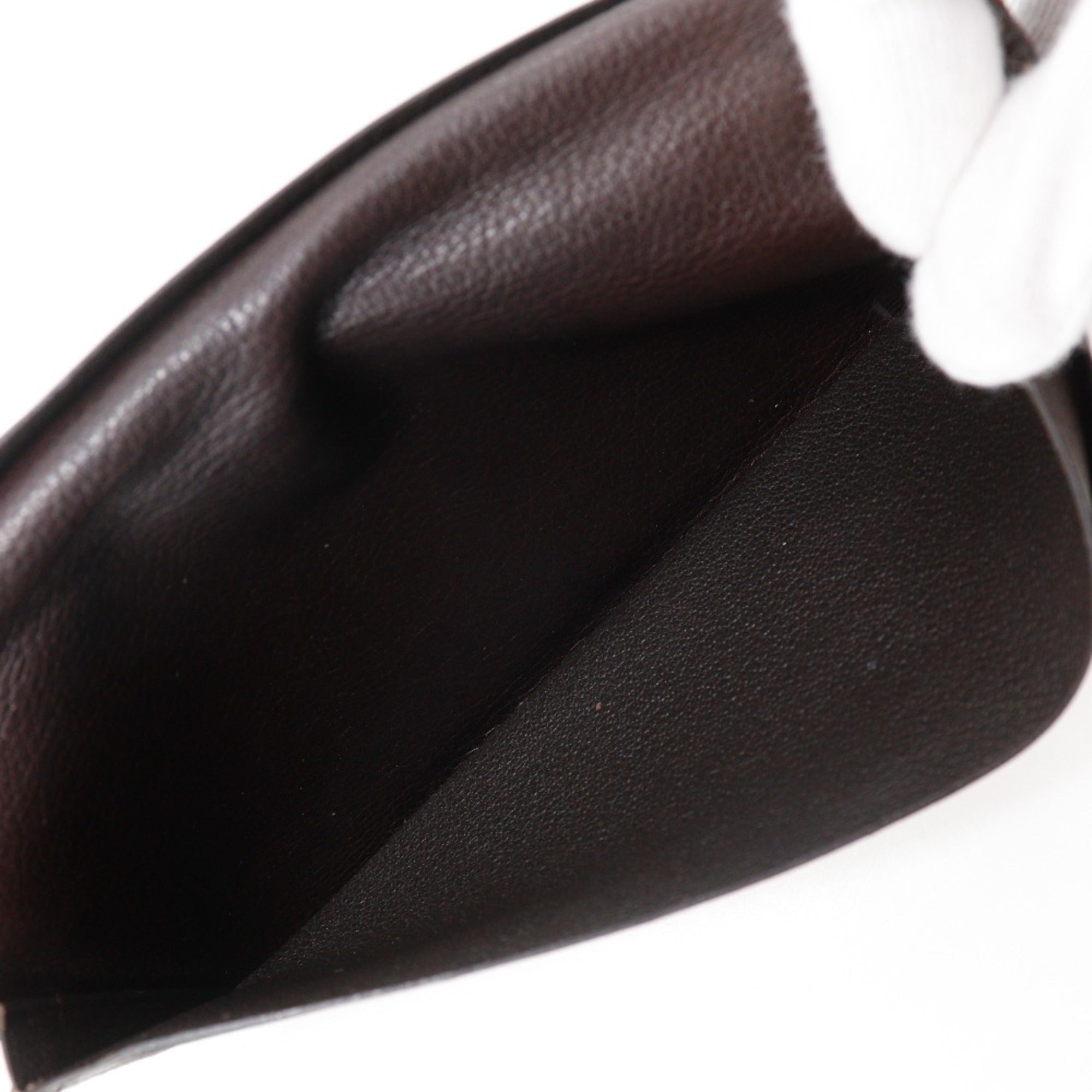 Hermes Brown Leather Bill Wallet (Bi-Fold) (Pre-Owned)