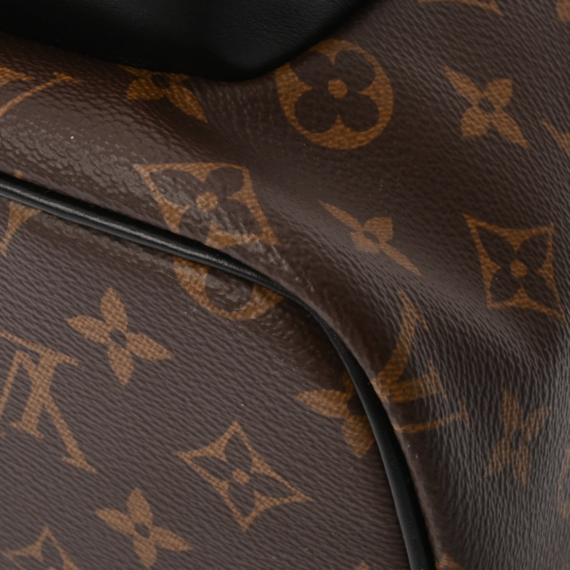 Louis Vuitton Black Brown Monogram Backpack (Pre-Owned)