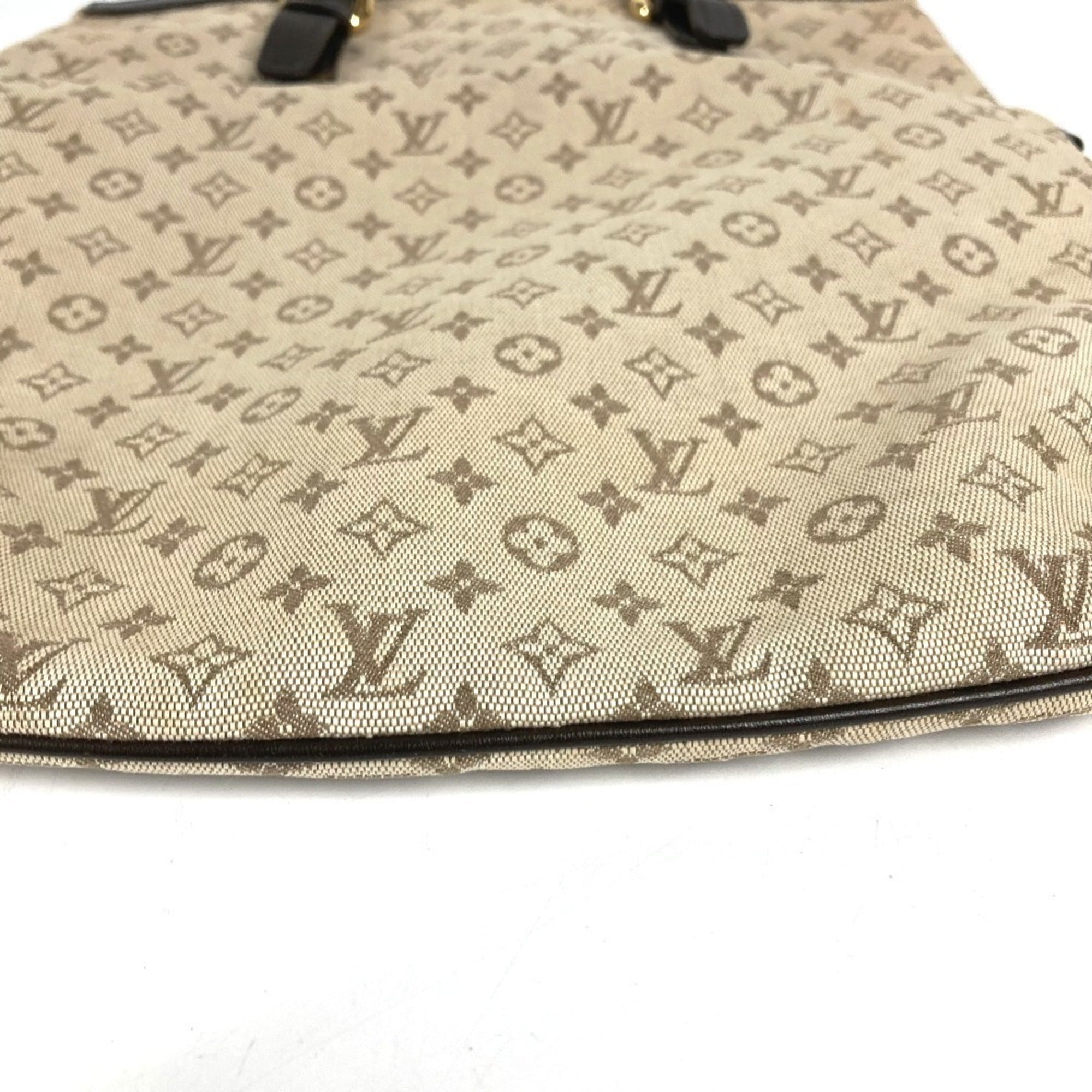 Louis Vuitton Brown Khaki Monogram Mini Handbag Tote Bag (Pre-Owned)